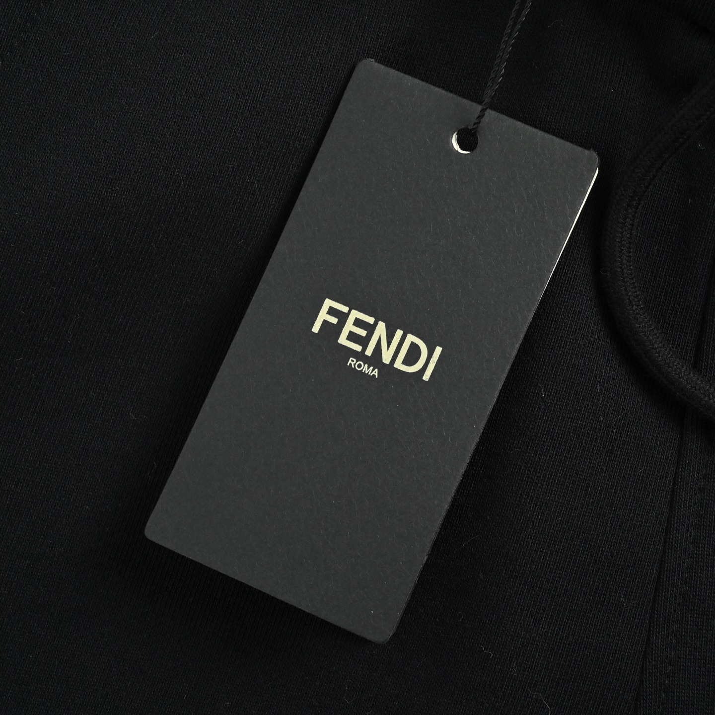 Fendi/芬迪 双F刺绣及logo织带长裤 FD经典元素 上身休闲舒适