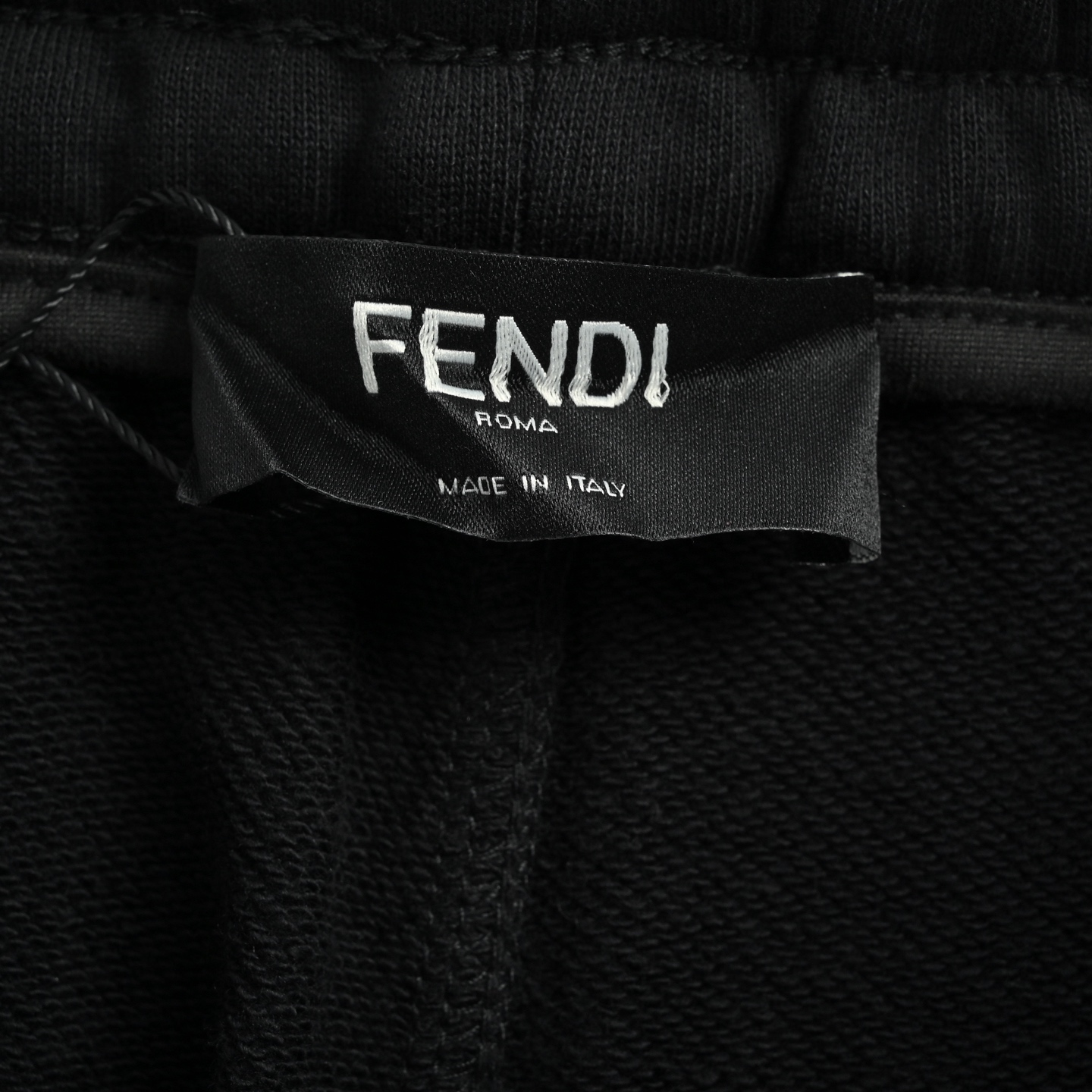 Fendi/芬迪 双F刺绣及logo织带长裤 FD经典元素 上身休闲舒适