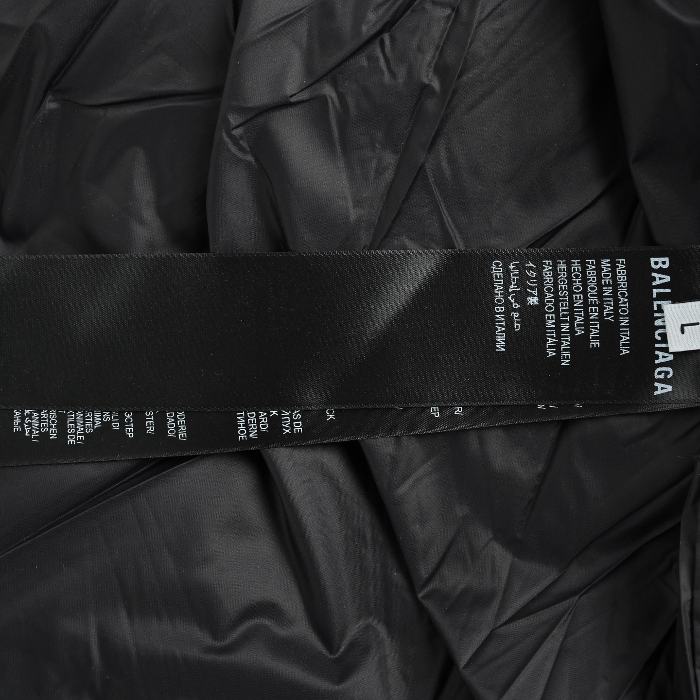 Balenciaga/巴黎世家 环形徽标LOGO立领羽绒服