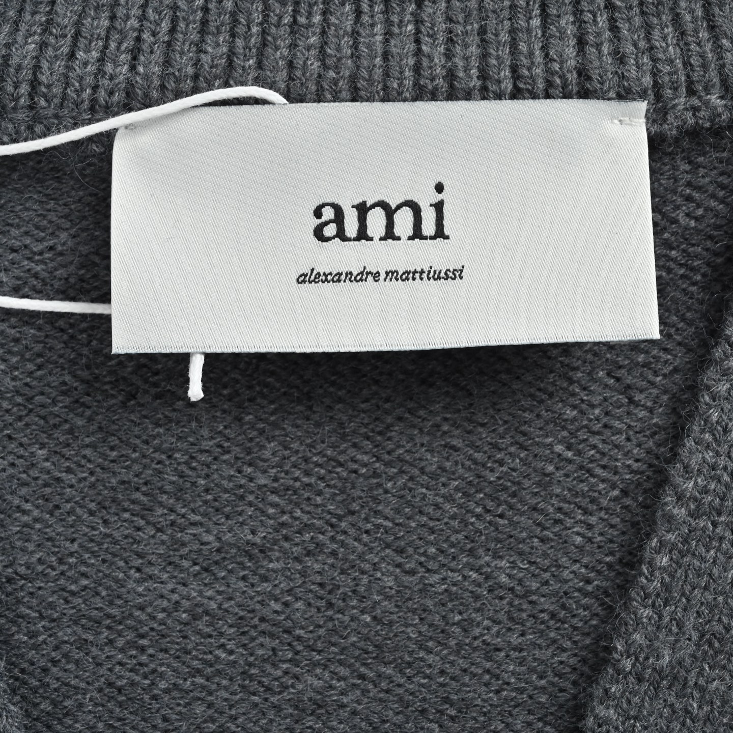 AMI PARIS 爱心提花毛衣针织开衫 定织奢柔美丽诺羊毛