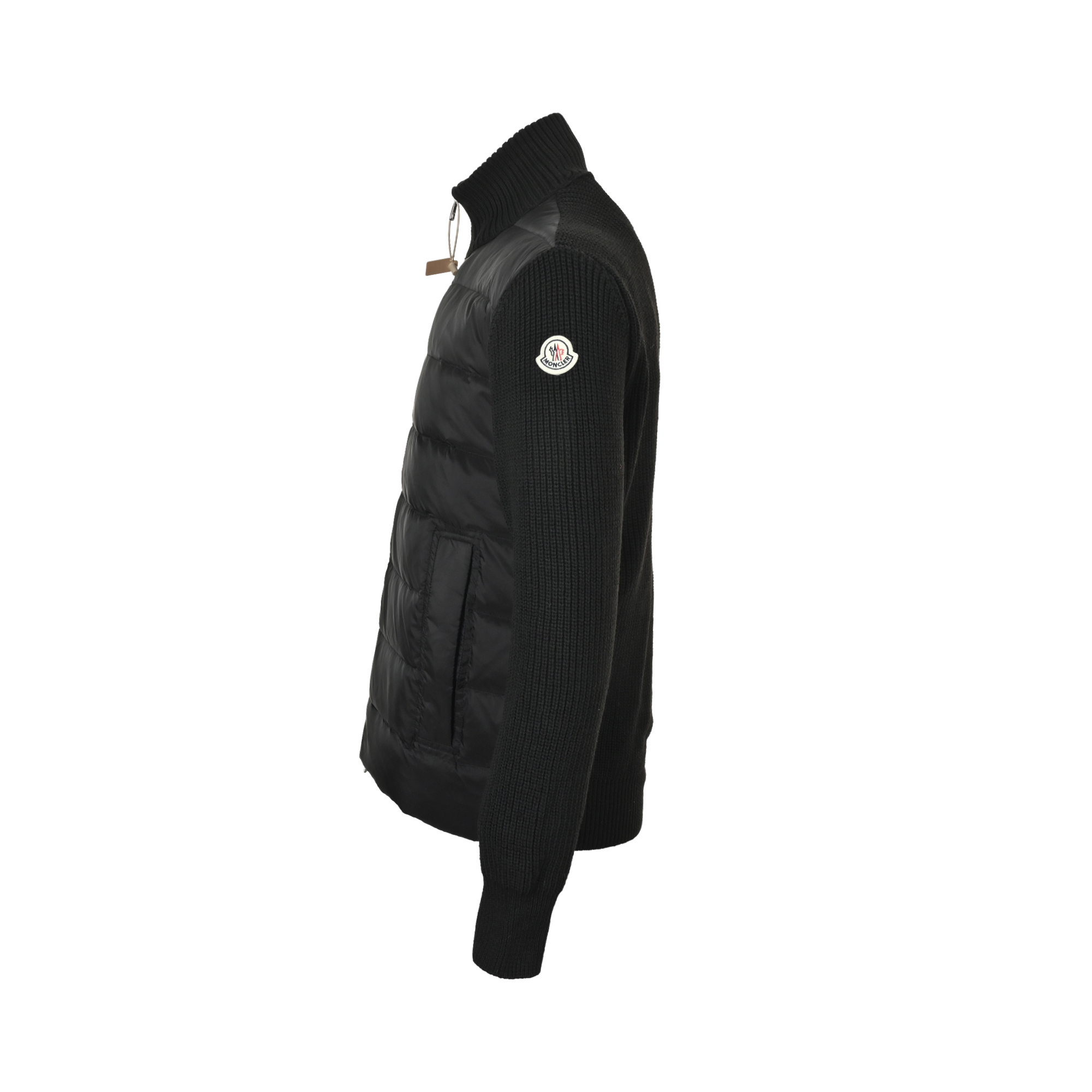 Moncler/蒙口 八格袖标针织拼接羽绒服 Moncler这款针织拼接羽绒服