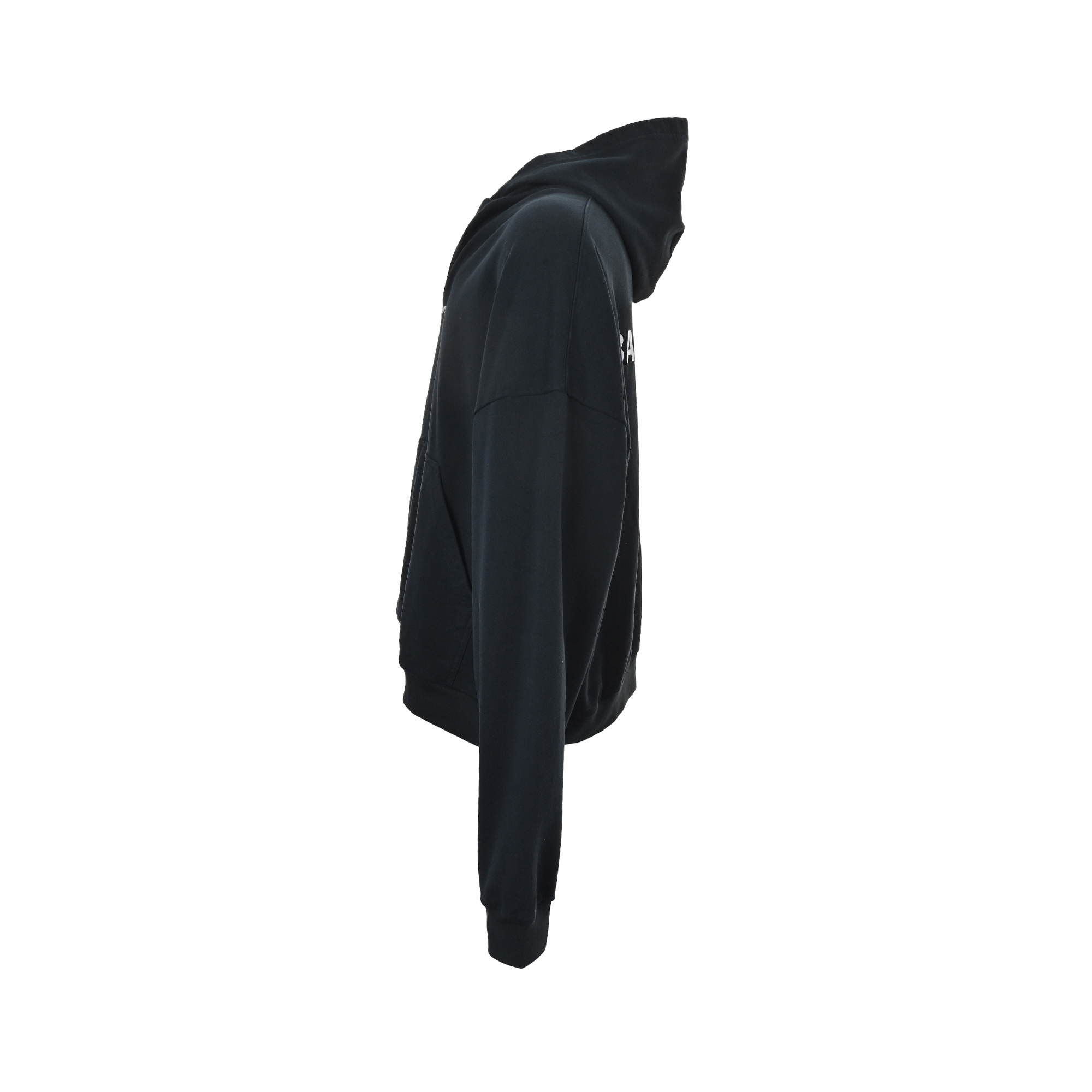 Balenciaga/巴黎世家 V领前后字母刺绣连帽卫衣