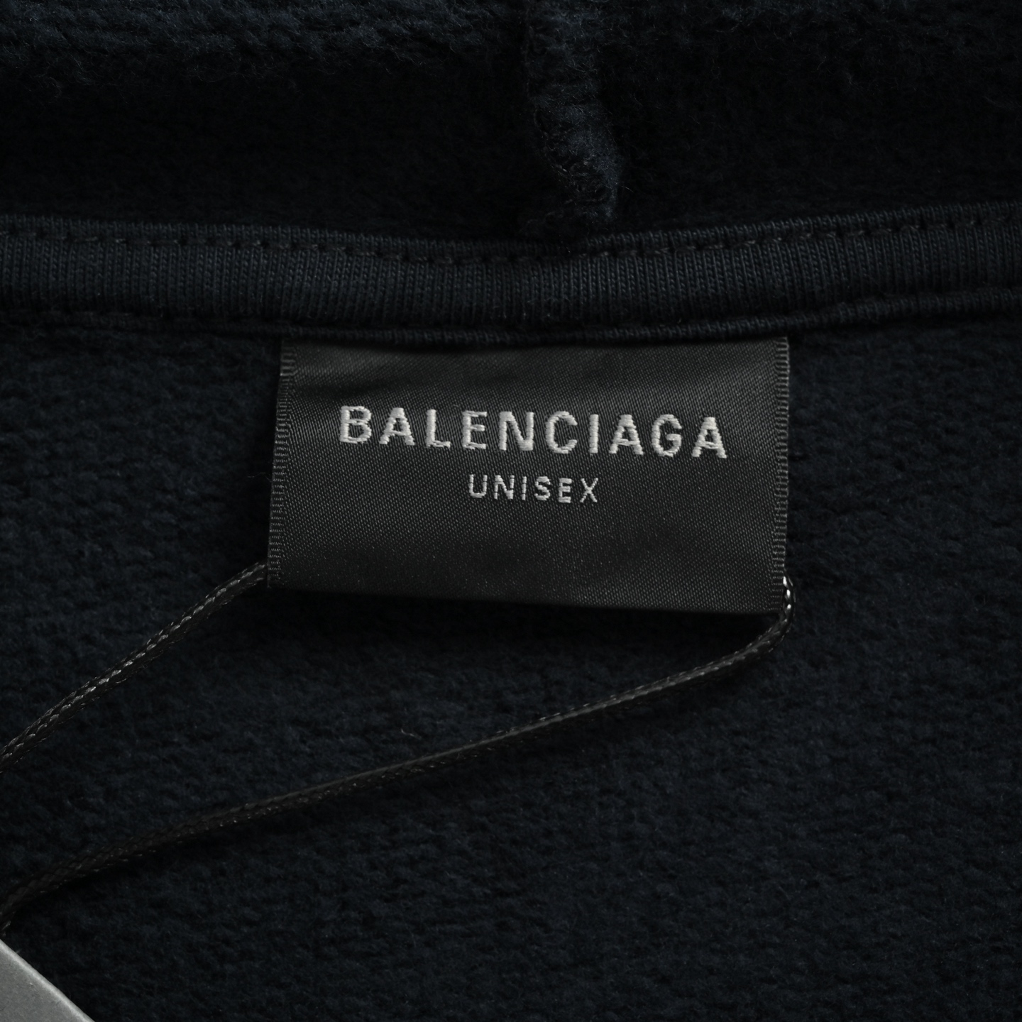 Balenciaga/巴黎世家 V领前后字母刺绣连帽卫衣