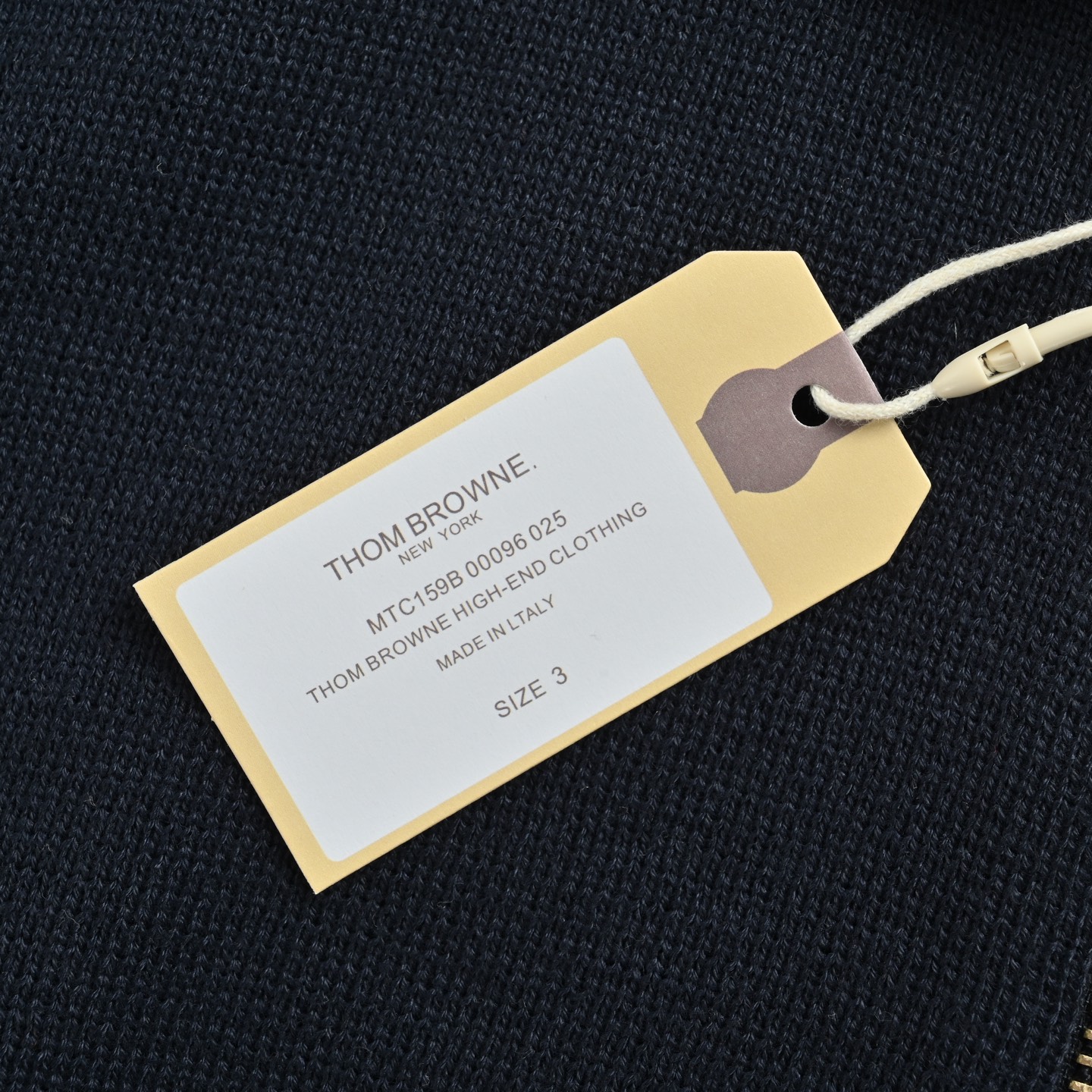 THOM BROWNE 25FW M43手臂缎带夹克外套