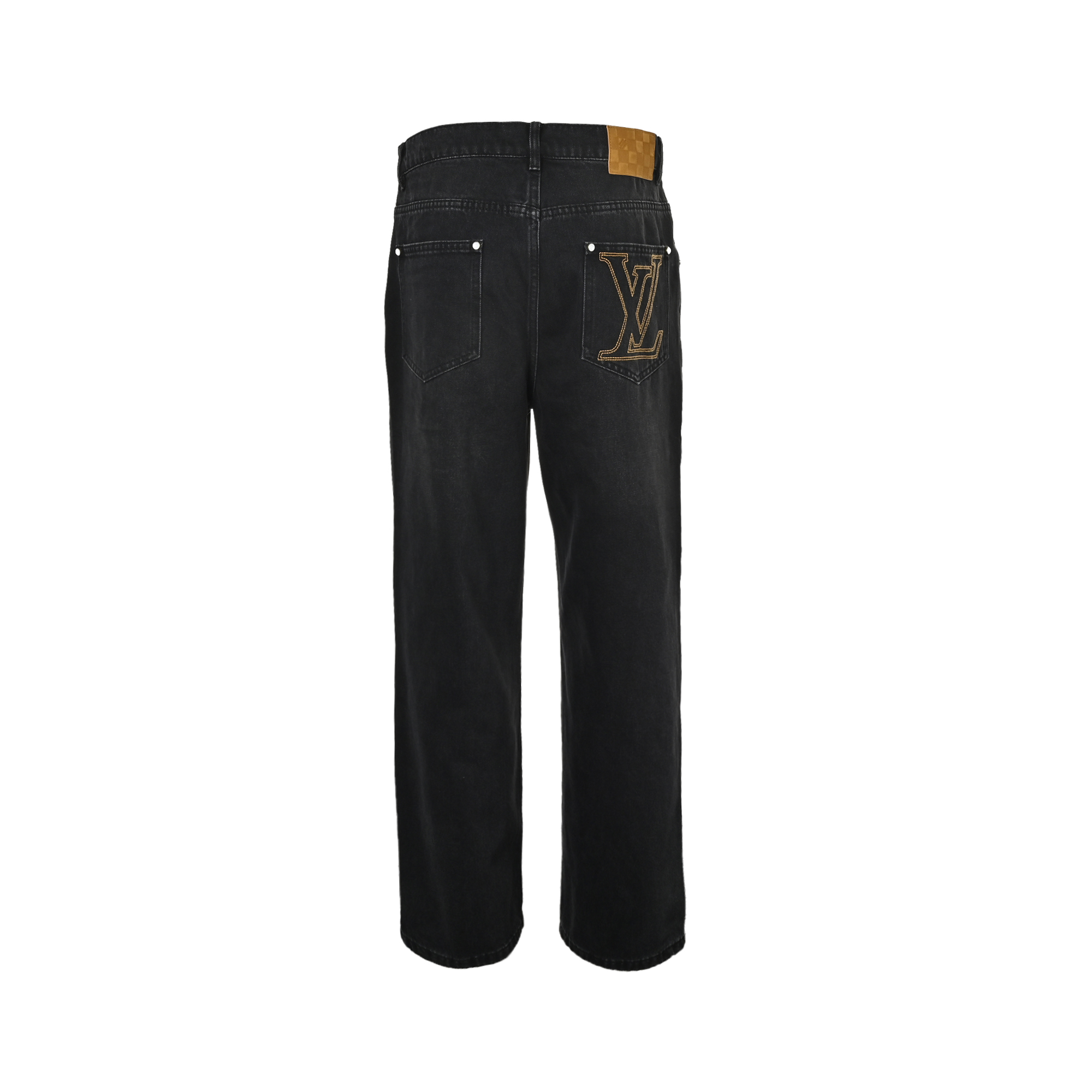 Louis Vuitton/路易威登 25Fw 刺绣logo牛仔裤