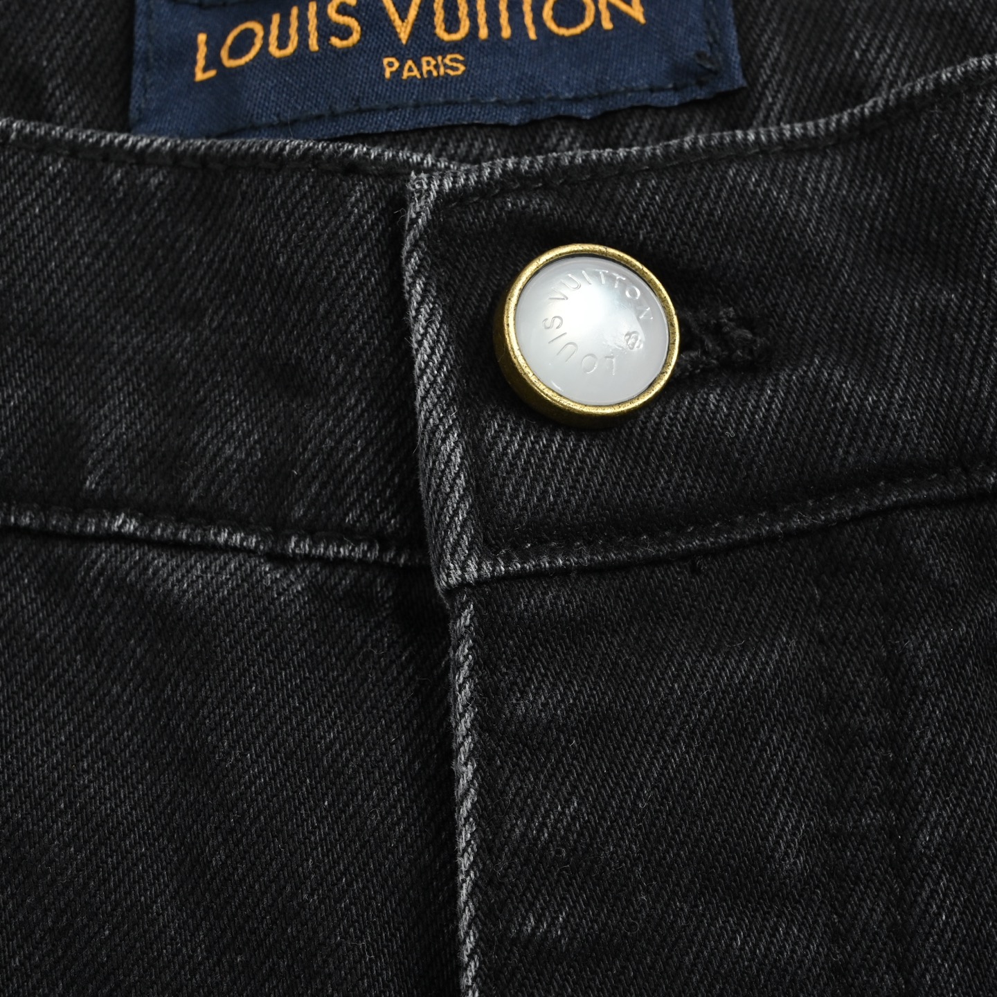 Louis Vuitton/路易威登 25Fw 刺绣logo牛仔裤