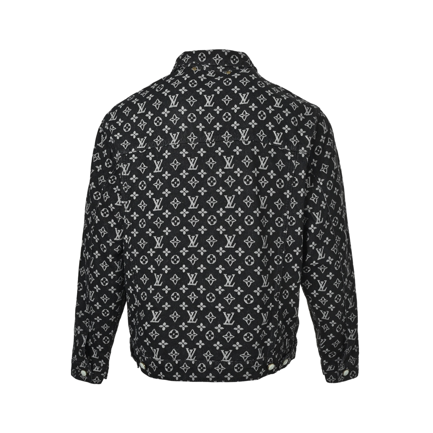 Louis Vuitton/路易威登 满印珍珠贝壳纽扣套装牛仔外套