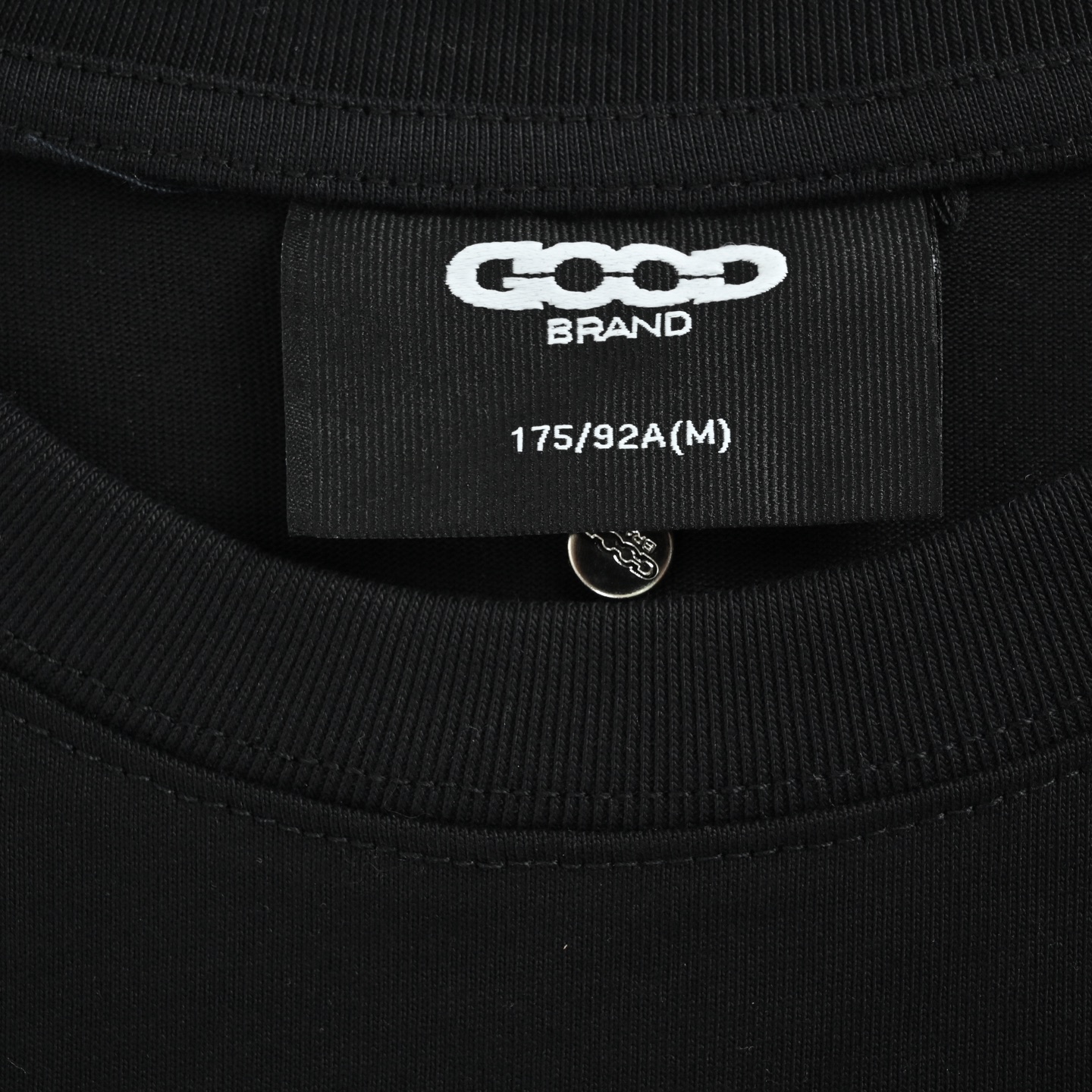 Good Brand 25Fw 镂空烫钻字母长袖T恤 男女同款黑色 白色