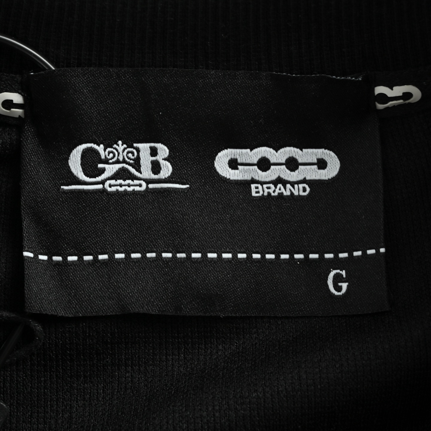 Good Brand 25Fw 拼接珠片针织长袖T恤黑色 杏色