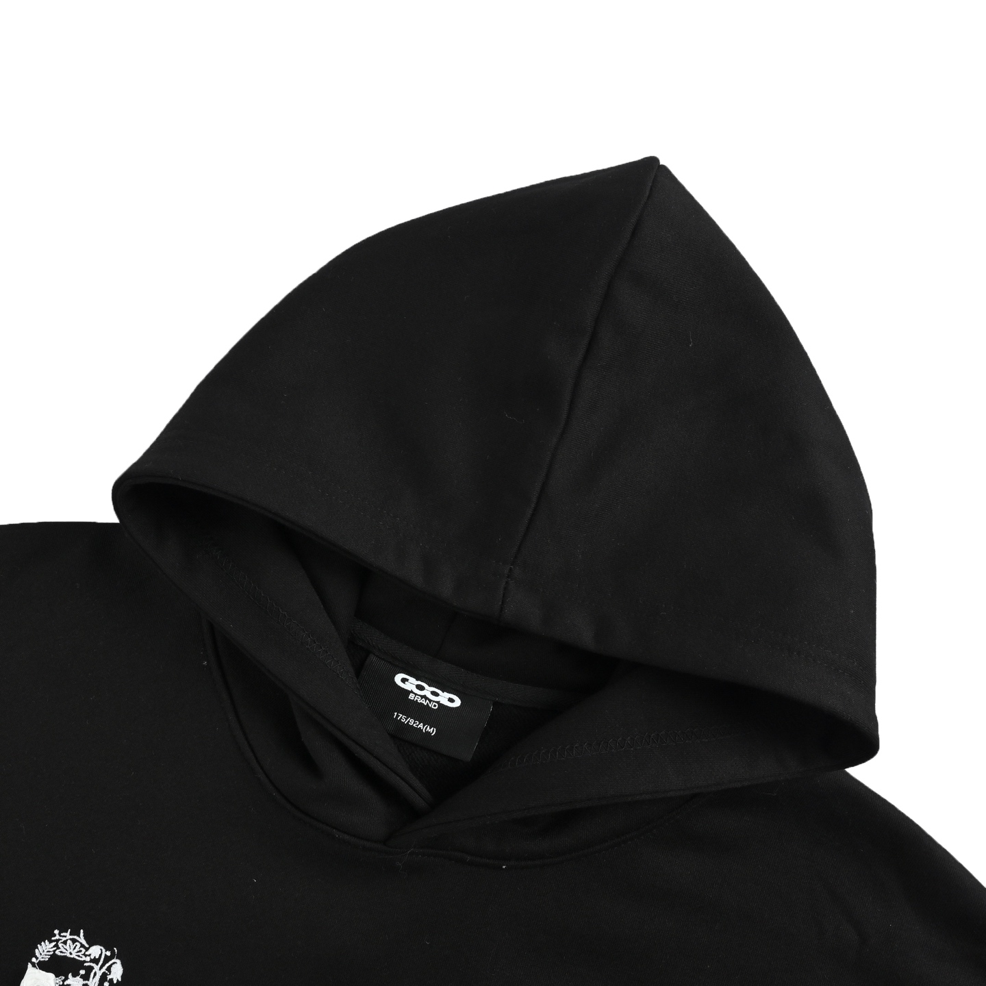 GOODBRAND 25Fw花香鸟语连帽卫衣 男女同款 黑色