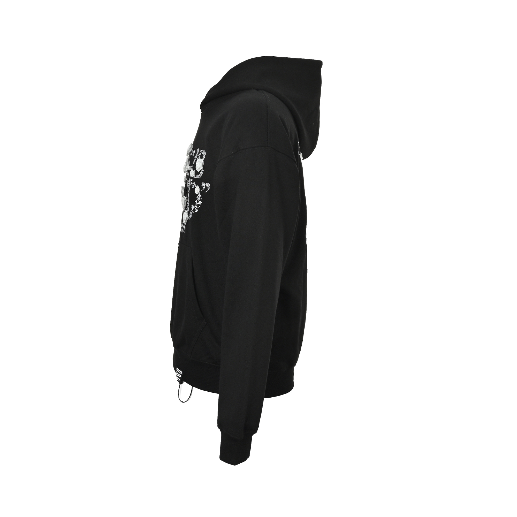 GOODBRAND 25Fw花香鸟语连帽卫衣 男女同款 黑色