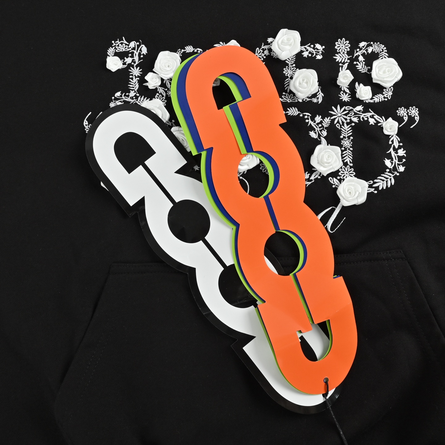 GOODBRAND 25Fw花香鸟语连帽卫衣 男女同款 黑色