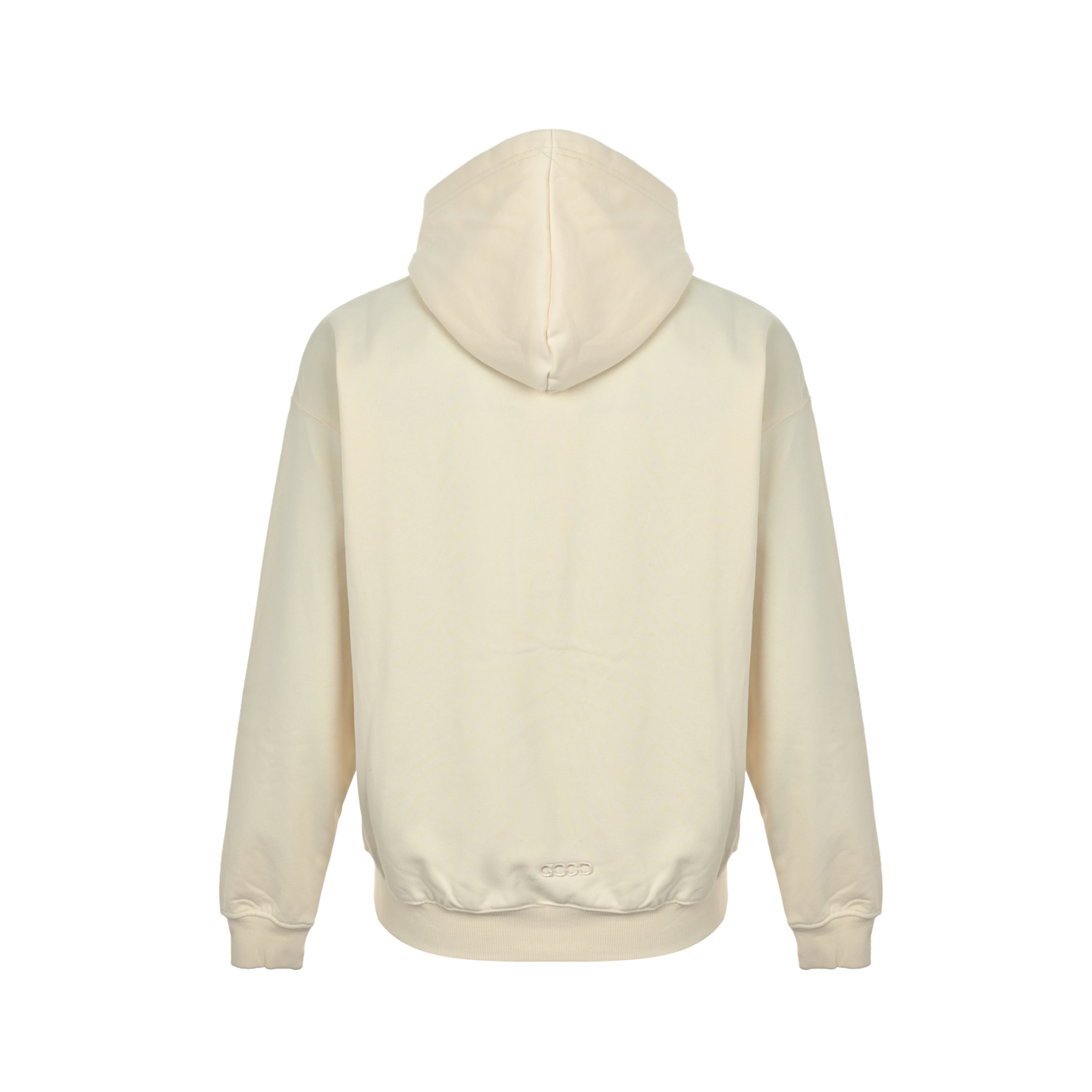 GOODBRAND 25Fw 十字珍珠标语连帽卫衣 黑色 杏色