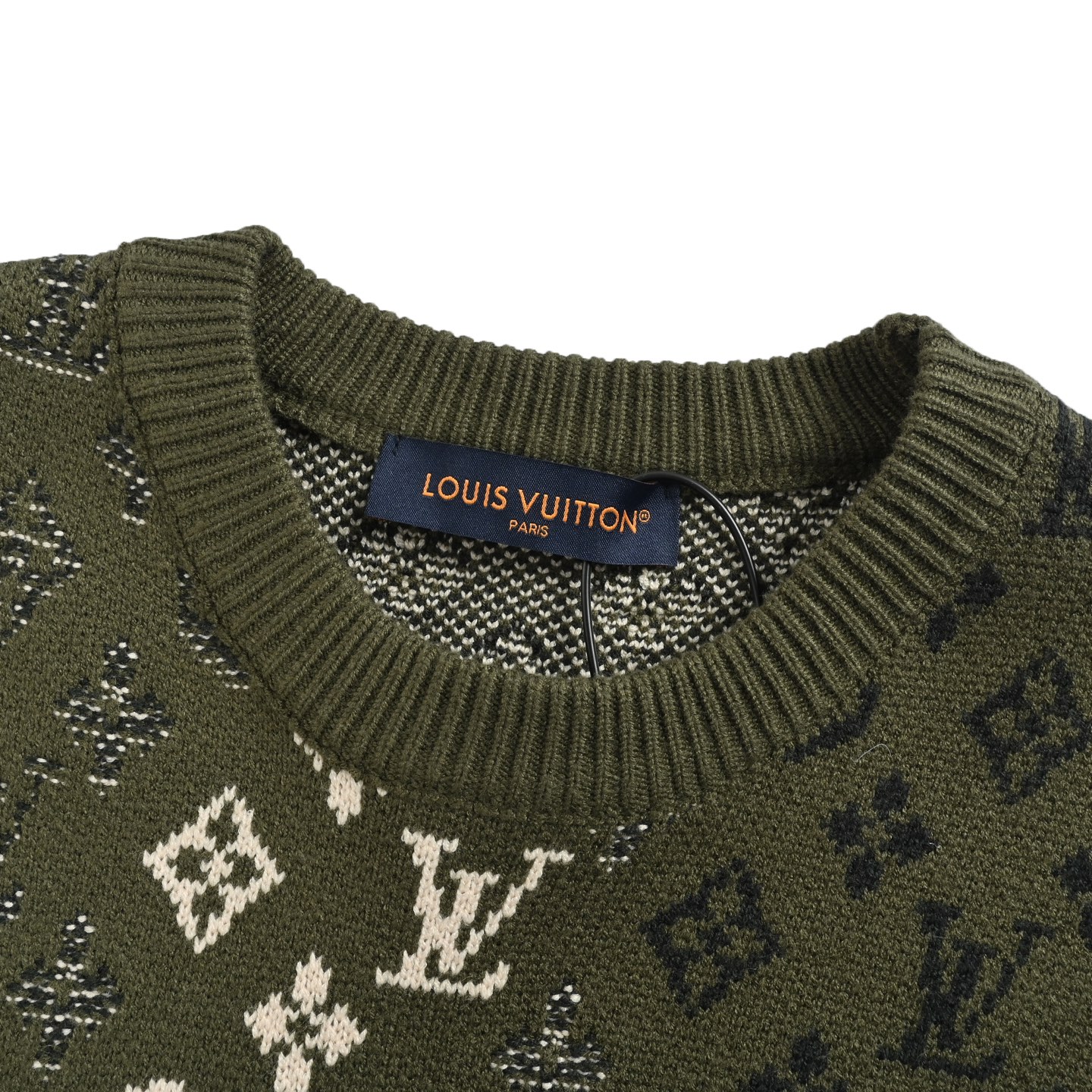 Louis Vuitton/路易威登 老花提花迷彩圆领毛衣 LV这款Monogram迷彩针织衫