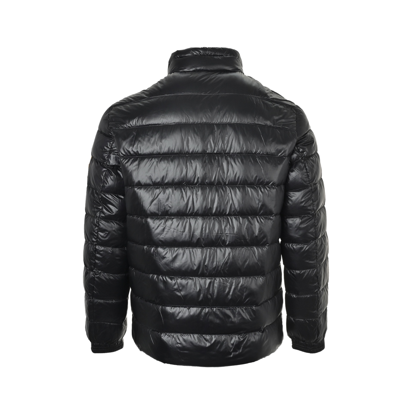 Moncler/蒙口 25Fw胸口斜拉链限定黄标羽绒服 黑色