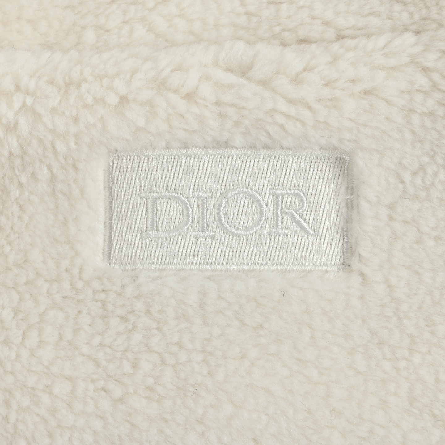 Dior/迪奥 泰迪绒徽标拉链拼接外套
