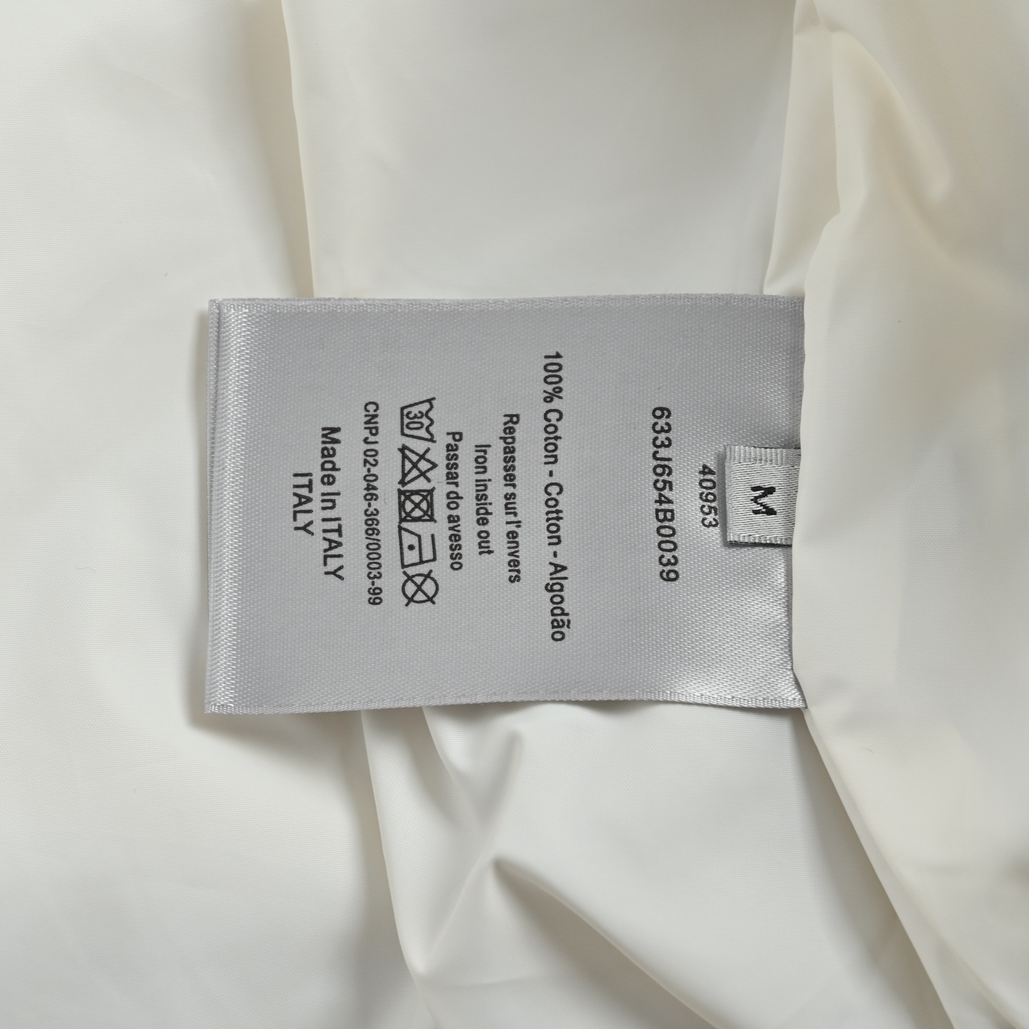 Dior/迪奥 泰迪绒徽标拉链拼接外套