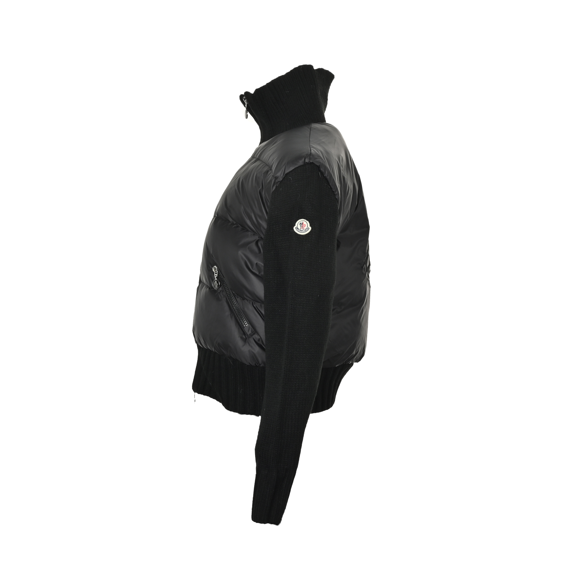 Moncler/蒙口 针织拼接羽绒外套 Moncler这款针织拼接羽绒服