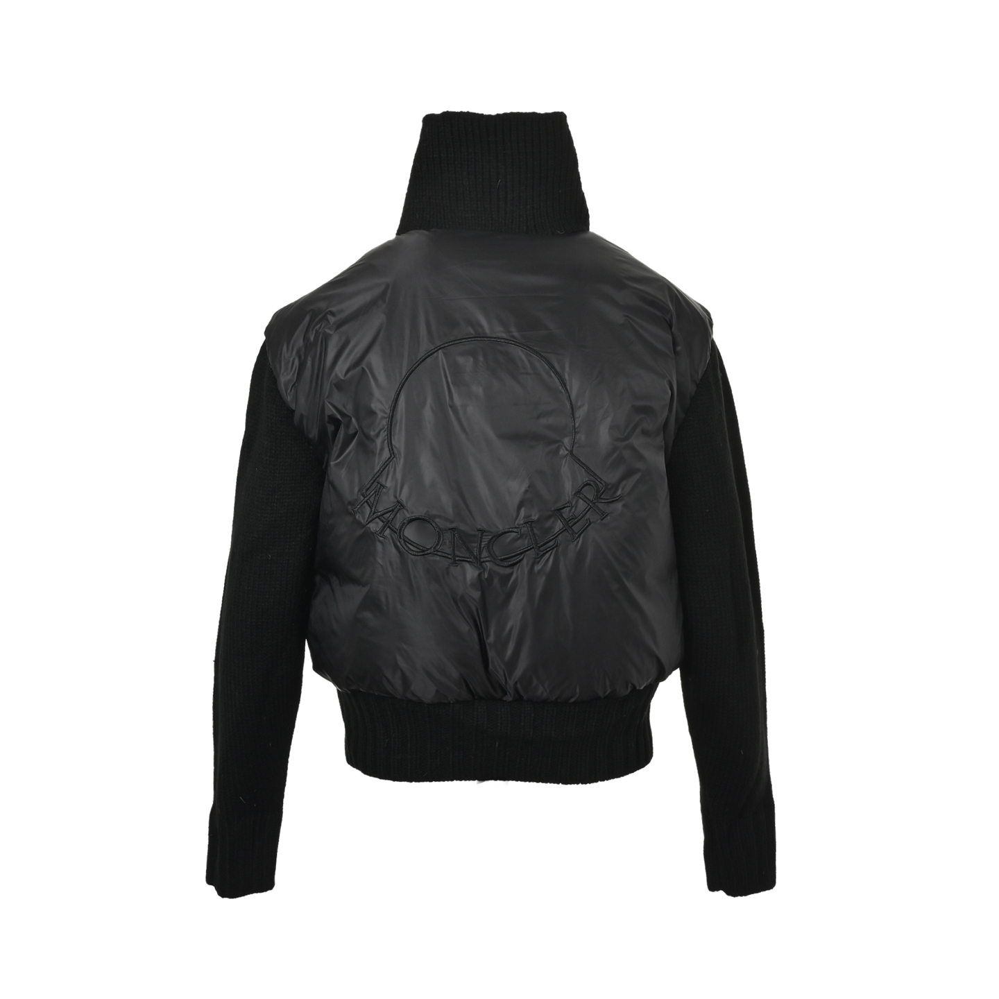 Moncler/蒙口 针织拼接羽绒外套 Moncler这款针织拼接羽绒服