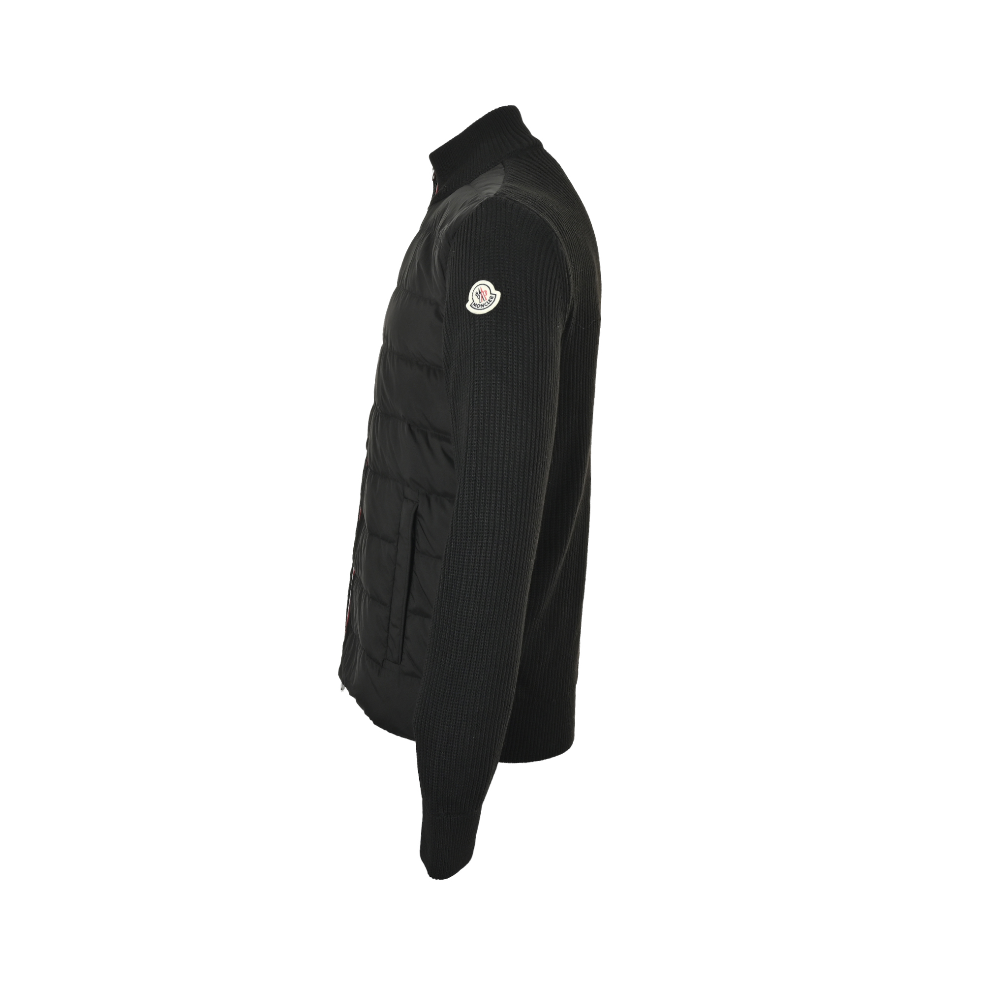 Moncler/蒙口 门襟织带针织拼接羽绒外套 Moncler ARROUX男士轻羽绒服