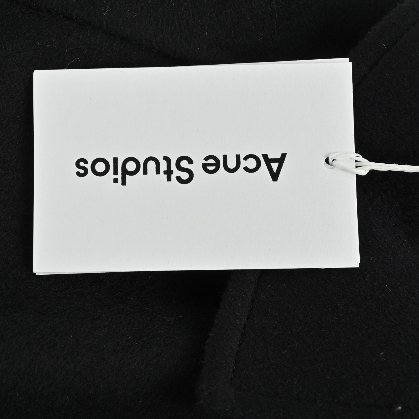 ACNE STUDIOS 双面羊绒翻领夹克外套