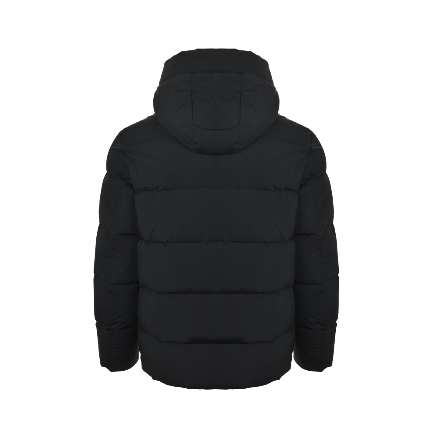 Moncler/蒙口 25Fw 胸前字母连帽羽绒服 黑色 卡其
