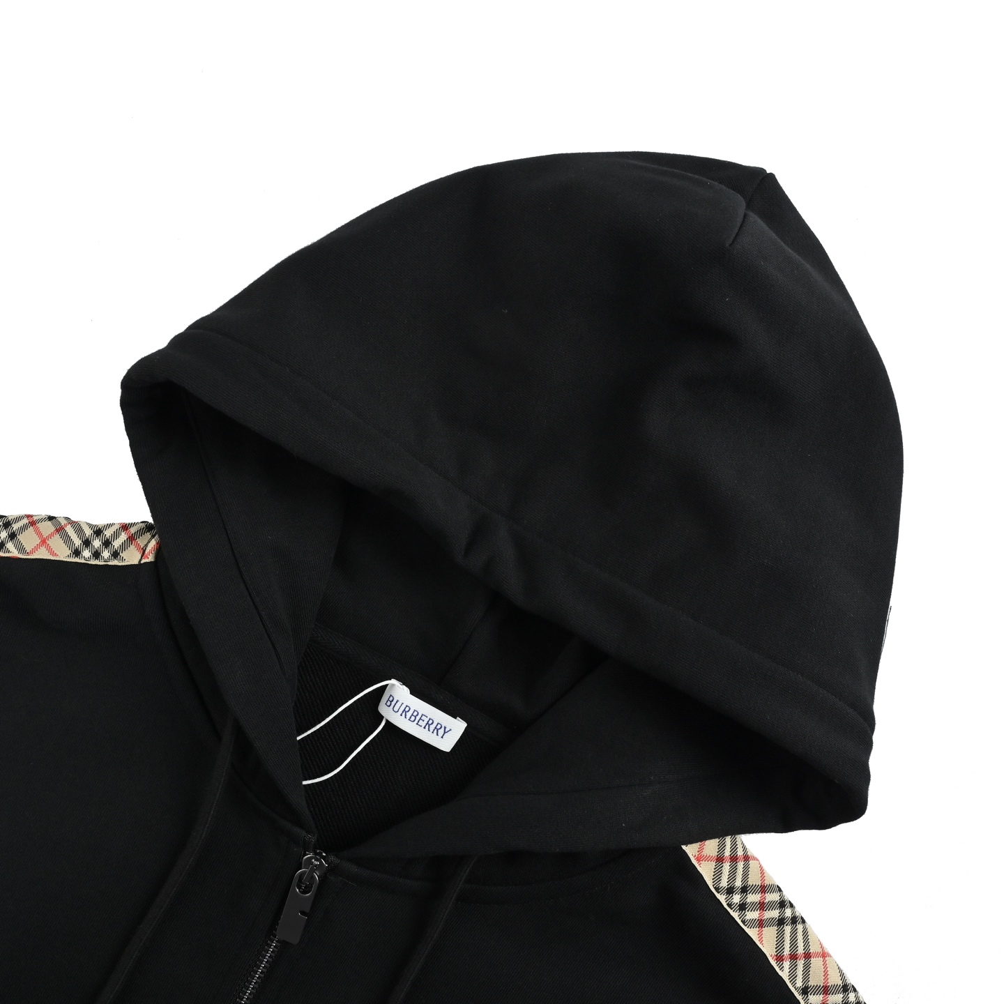 Burberry/巴宝莉 25Fw 战马小标刺绣织带拉链连帽外套
