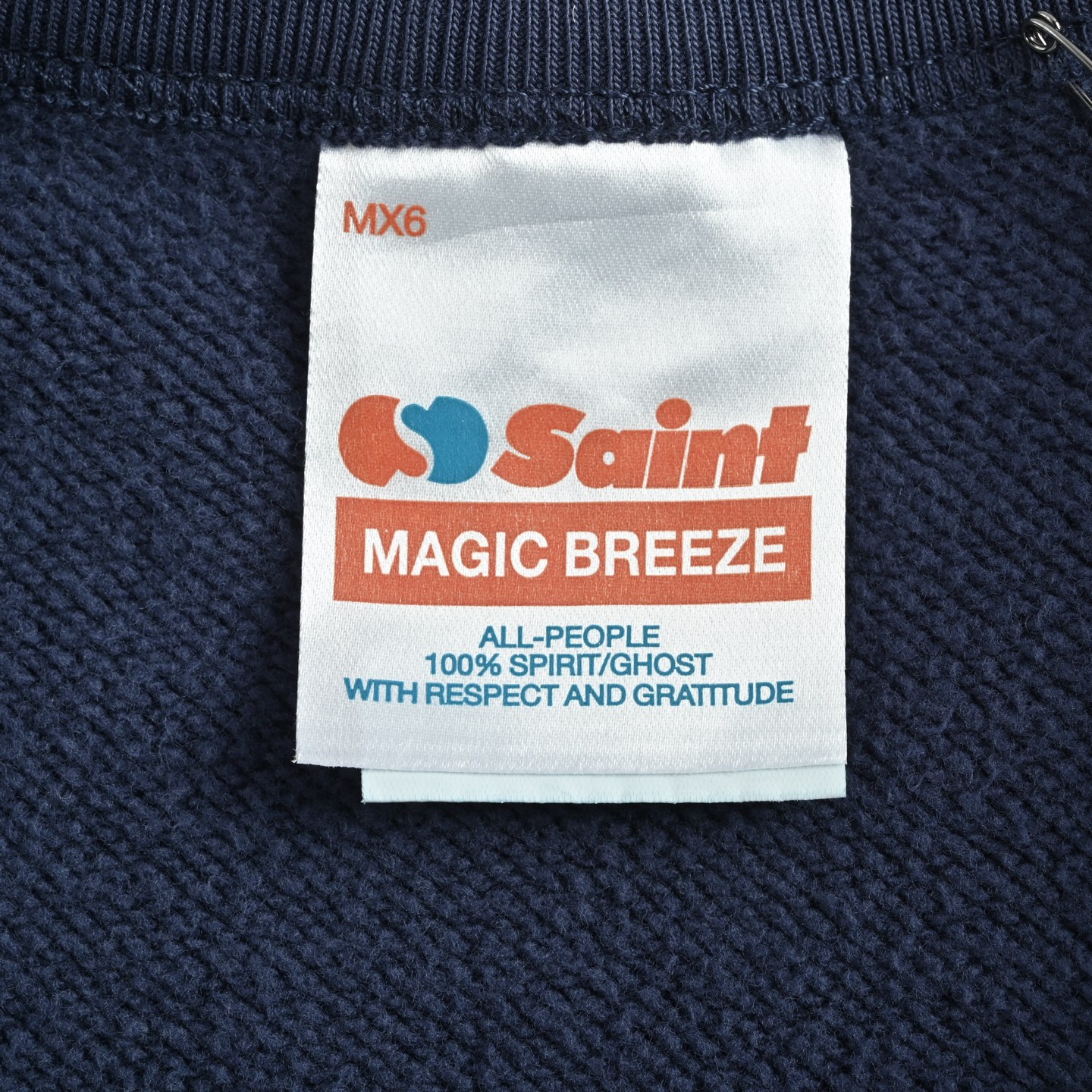 SAINT MICHAEL 范特西米奇印花圆领卫衣