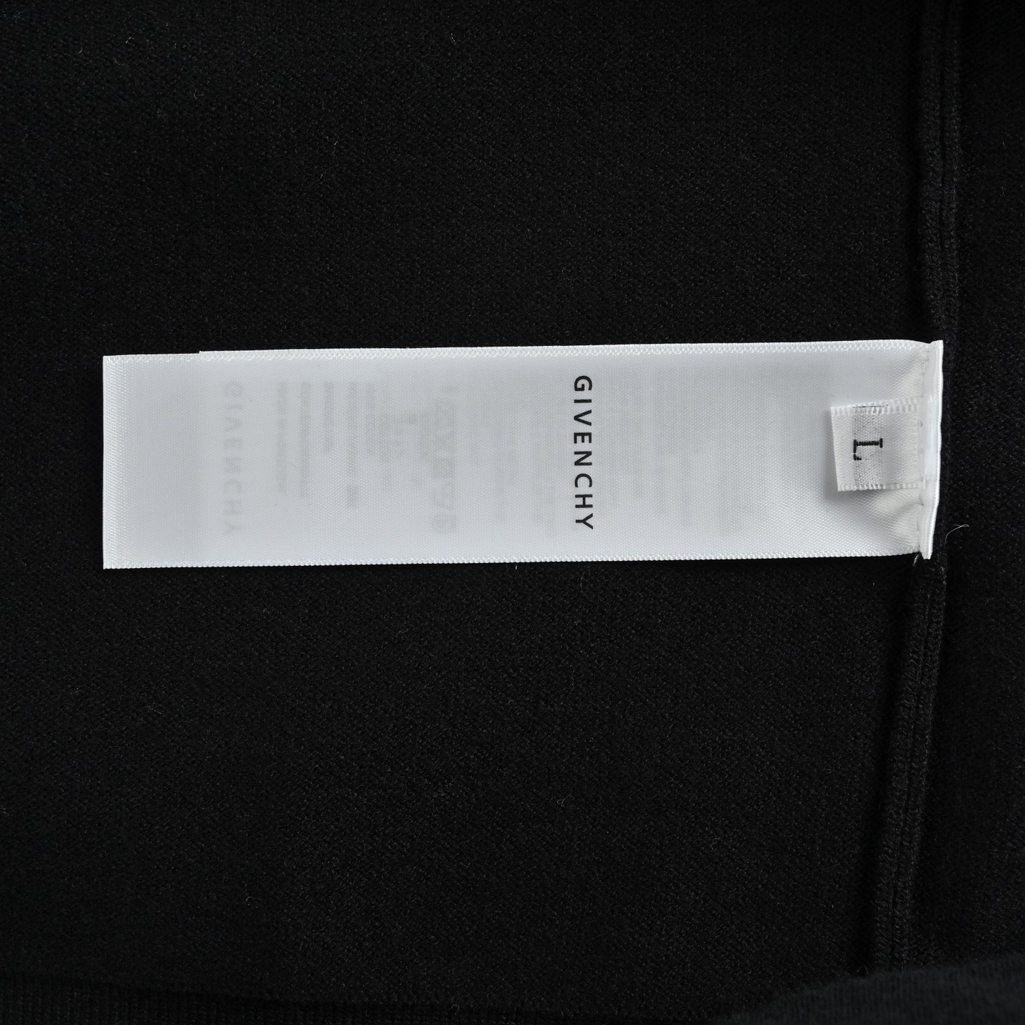 GIVENCHY/纪梵希 25Fw 字母logo宫格针织圆领毛衣 黑色