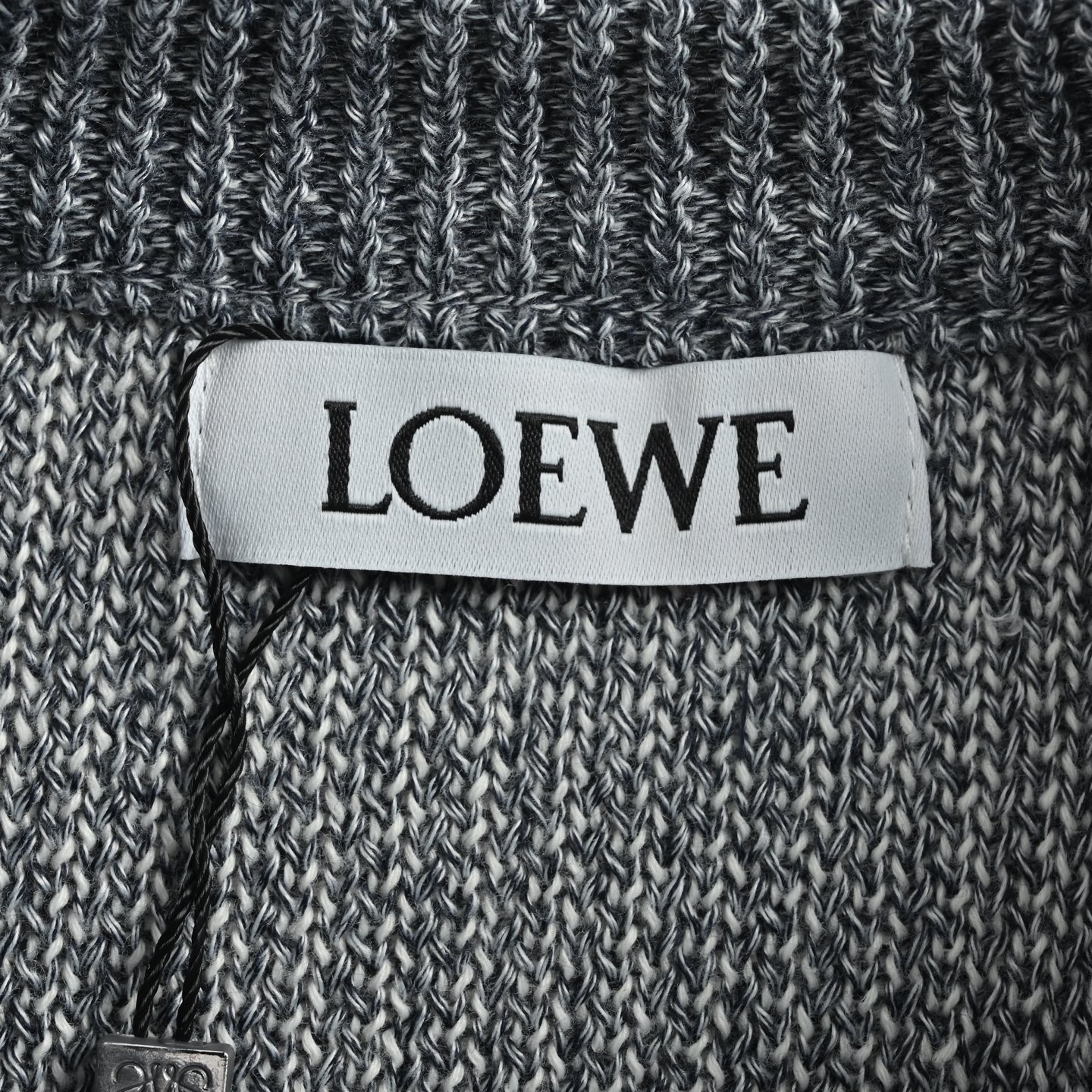 Loewe/罗意威 提花徽标logo圆领毛衣 麻灰色