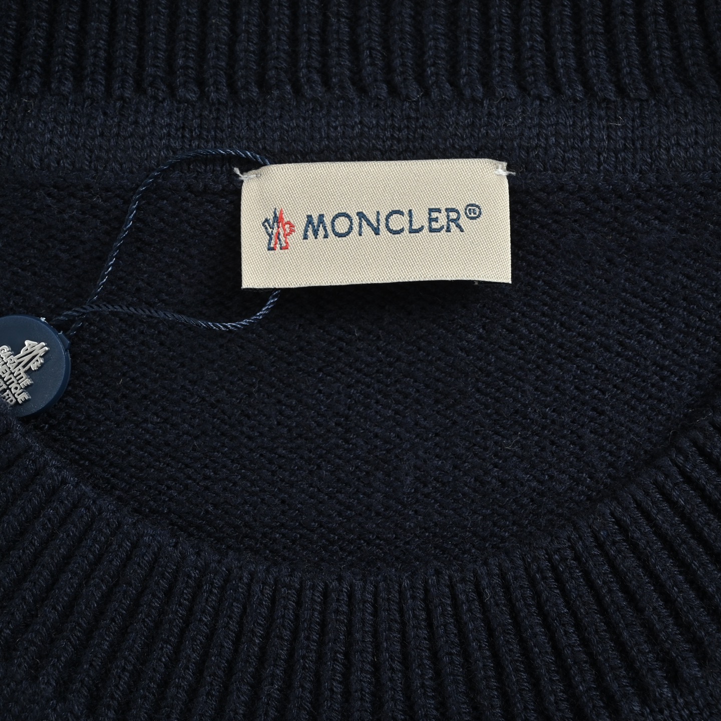 Moncler/蒙口 毛巾绣圆领毛衣