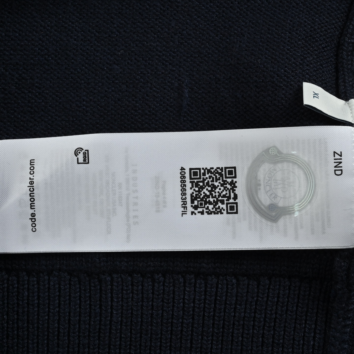 Moncler/蒙口 毛巾绣圆领毛衣