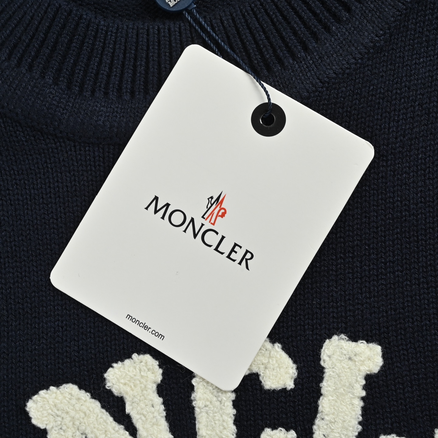 Moncler/蒙口 毛巾绣圆领毛衣
