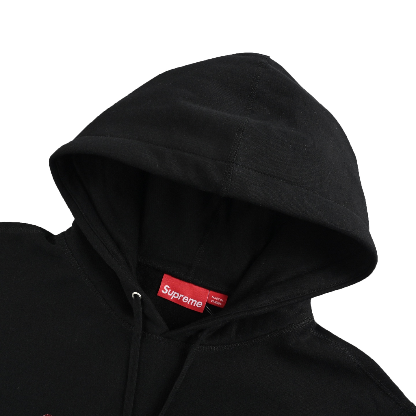 Supreme施华洛世奇联名水钻幻影Logo连帽卫衣