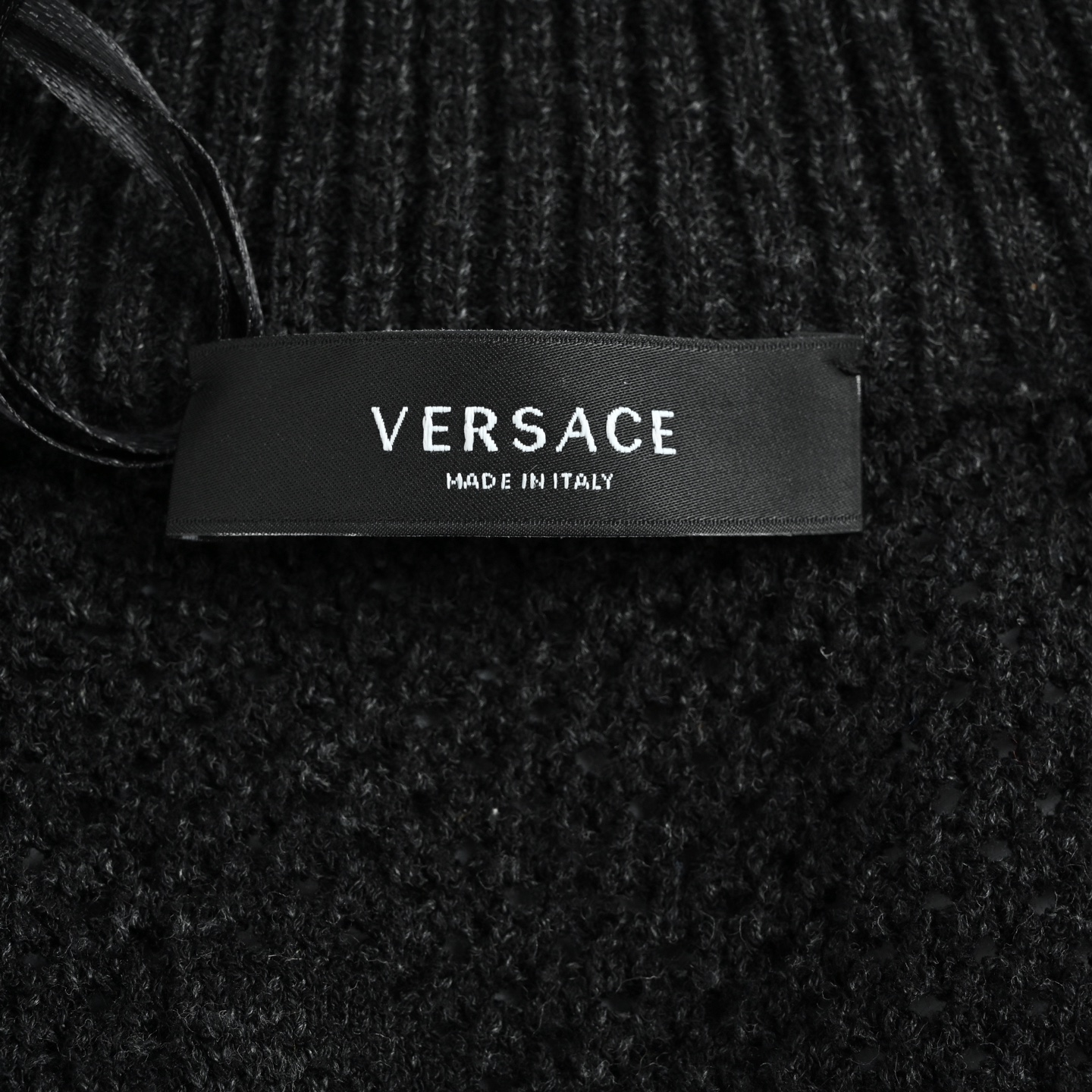 VERSACE/范思哲 后背头像提花拉链立领针织外套