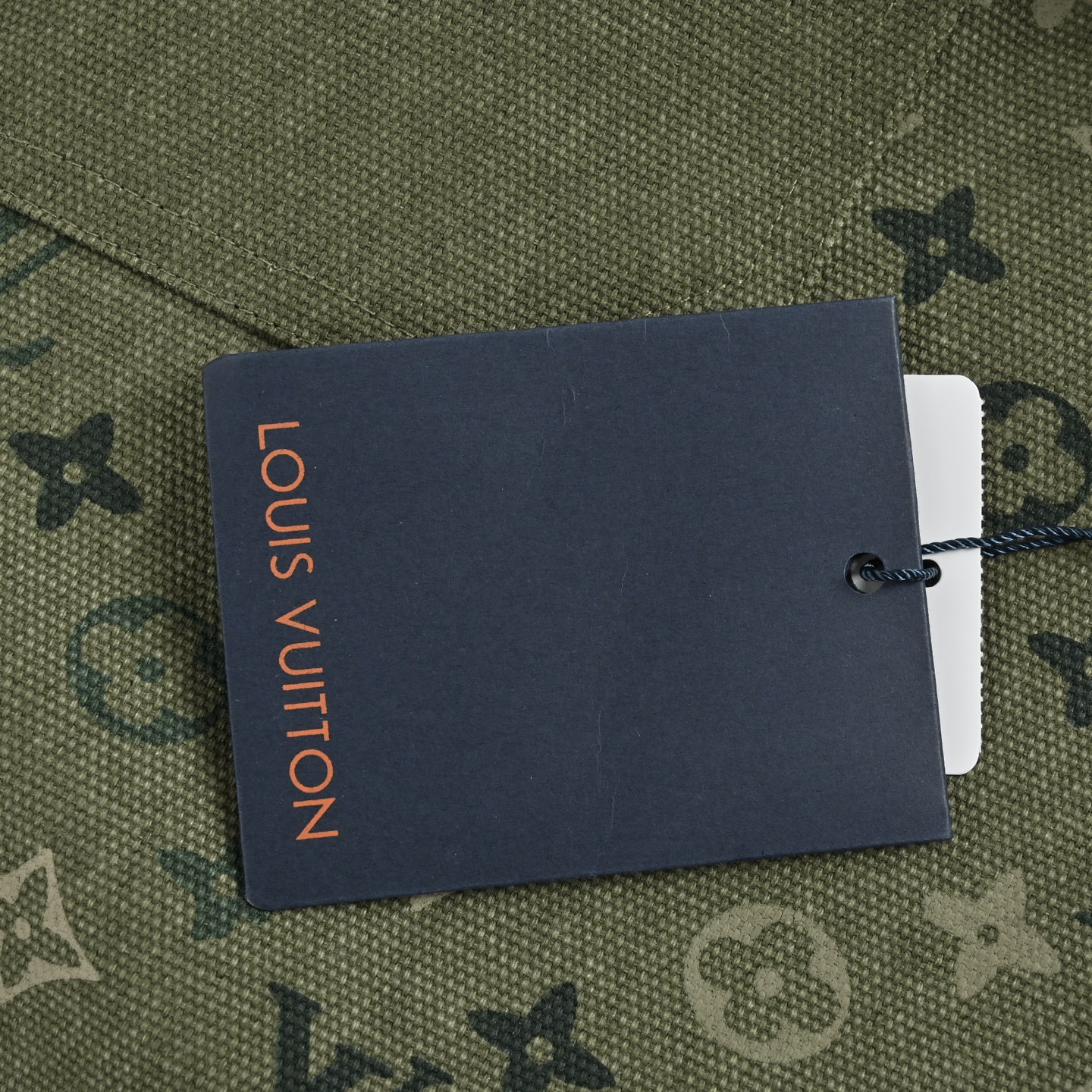 Louis Vuitton/路易威登 绿色满印拼接工装衬衫夹克外套