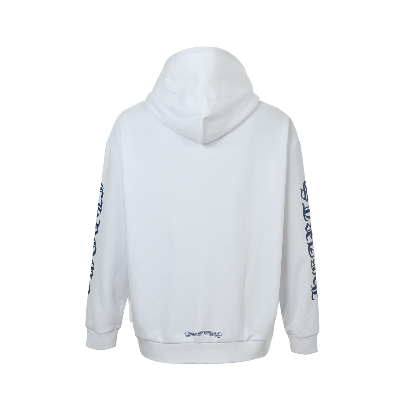 Chrome Hearts/克罗心 蓝字印花拉链连帽卫衣外套 定制全棉绒感卫衣布