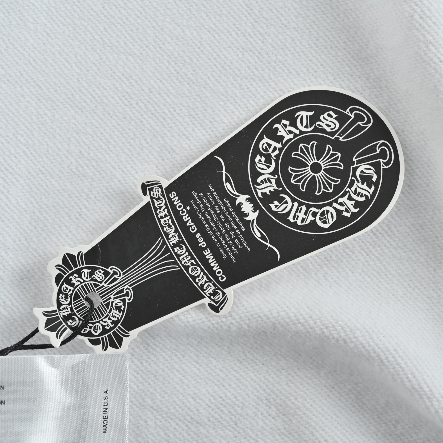 Chrome Hearts/克罗心 蓝字印花拉链连帽卫衣外套 定制全棉绒感卫衣布