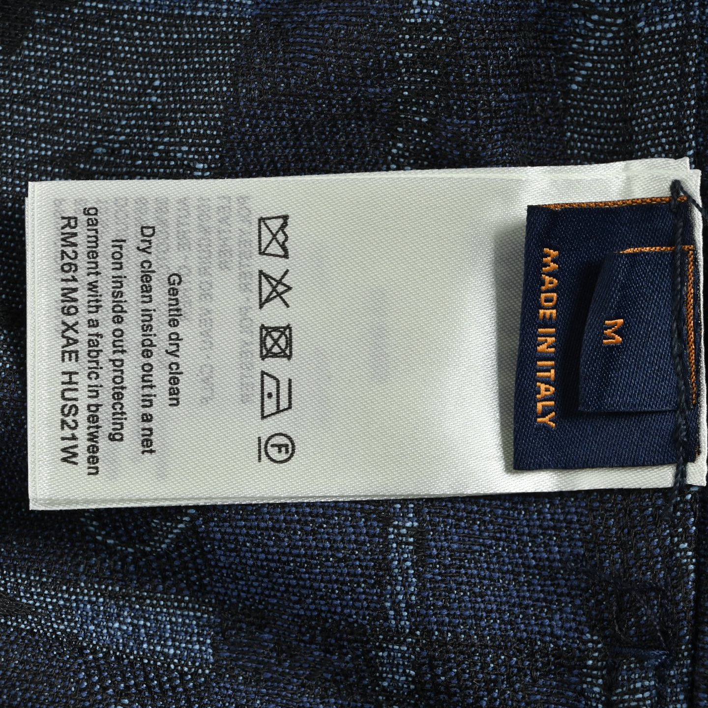 Louis Vuitton/路易威登 蓝色格纹提花牛仔衬衫夹克外套