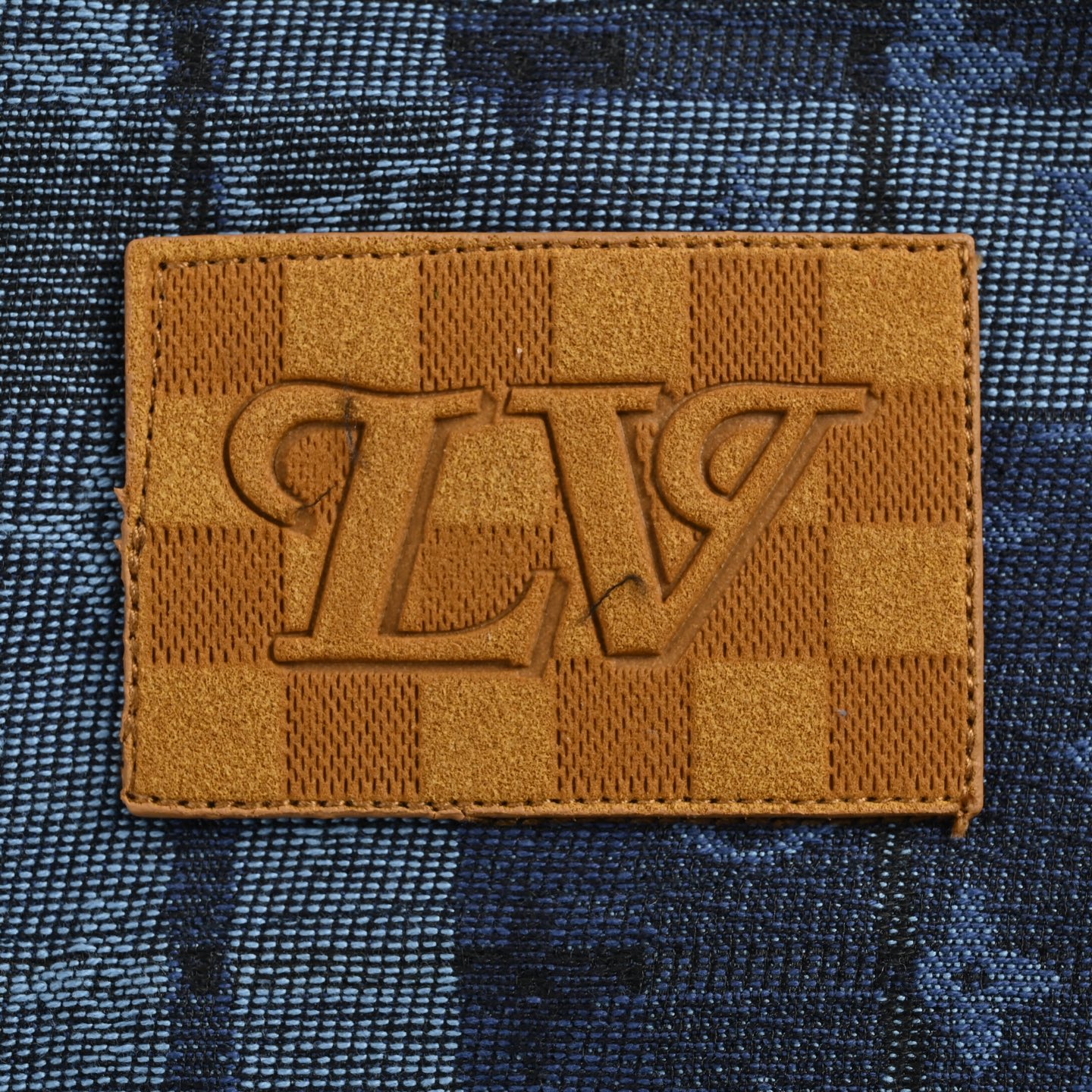 Louis Vuitton/路易威登 蓝色格纹提花牛仔衬衫夹克外套