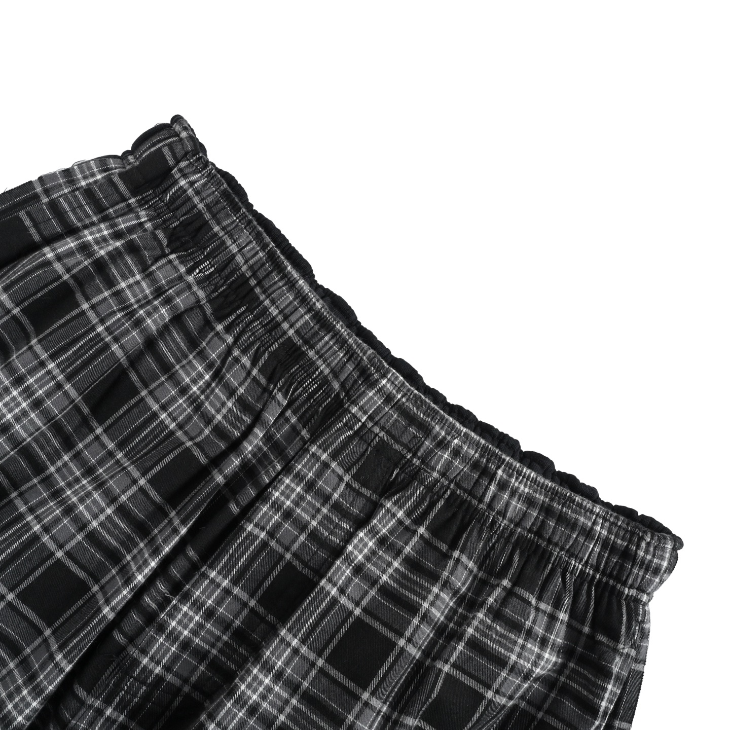 Balenciaga/巴黎世家 前后拼接格子长裤