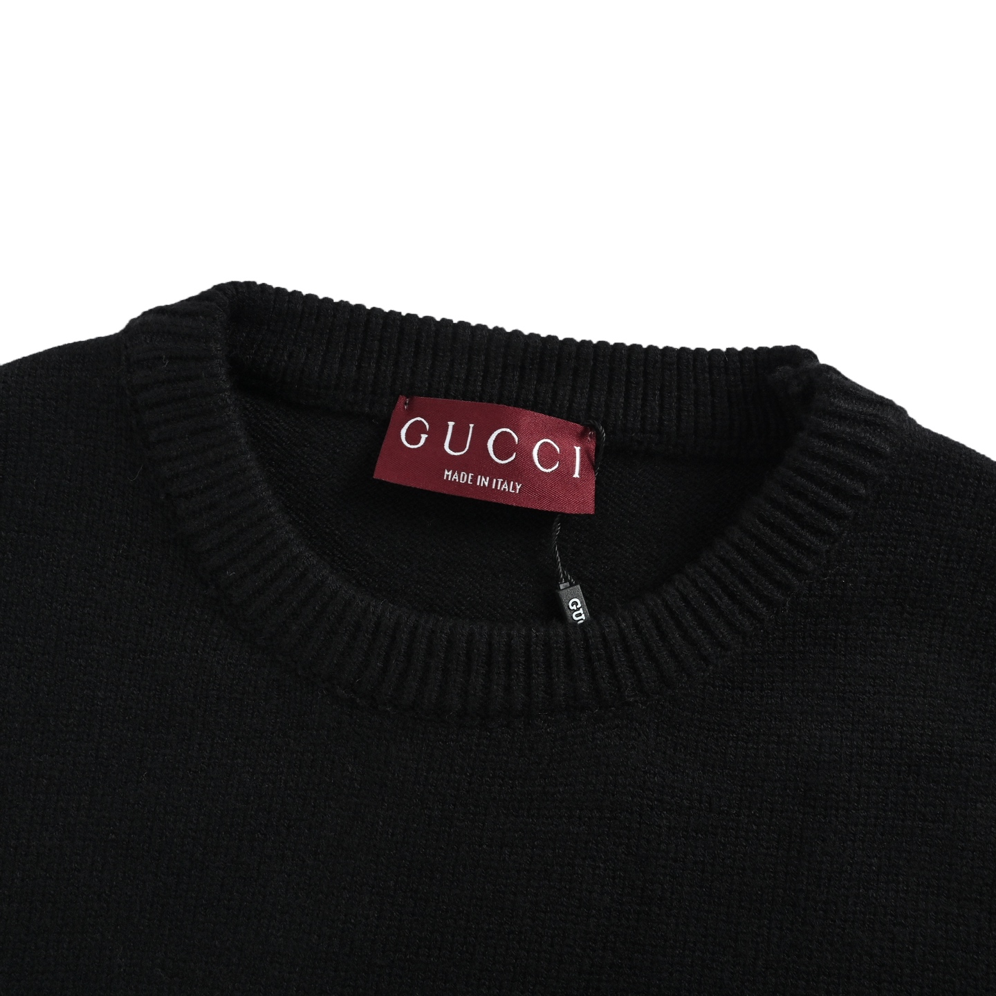 Gucci/古驰 签名字母提花圆领毛衣