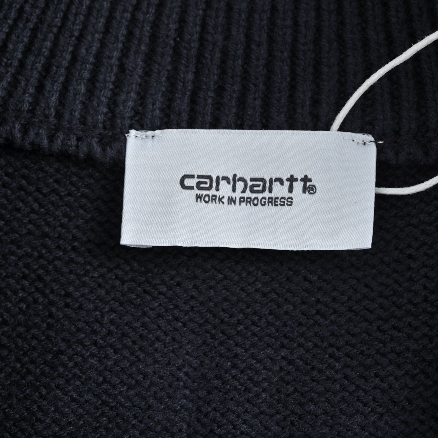 Carhartt WIP/卡哈特 经典wip 阔版 拉链立领针织毛衣
