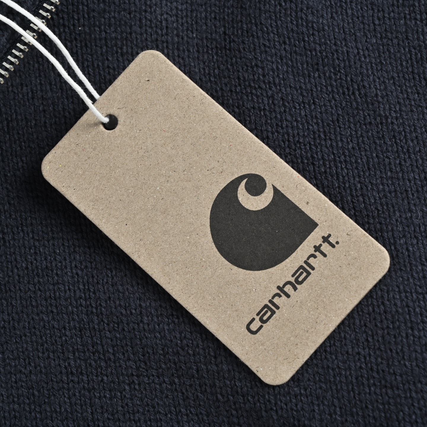 Carhartt WIP/卡哈特 经典wip 阔版 拉链立领针织毛衣