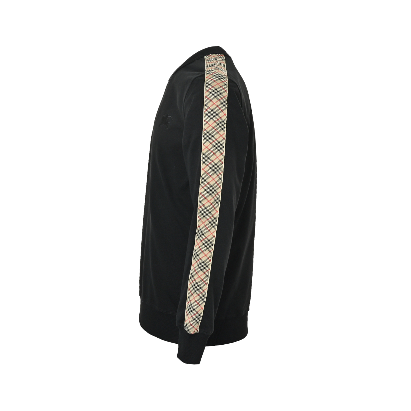 Burberry/巴宝莉 25Fw 战马小标刺绣织带圆领卫衣