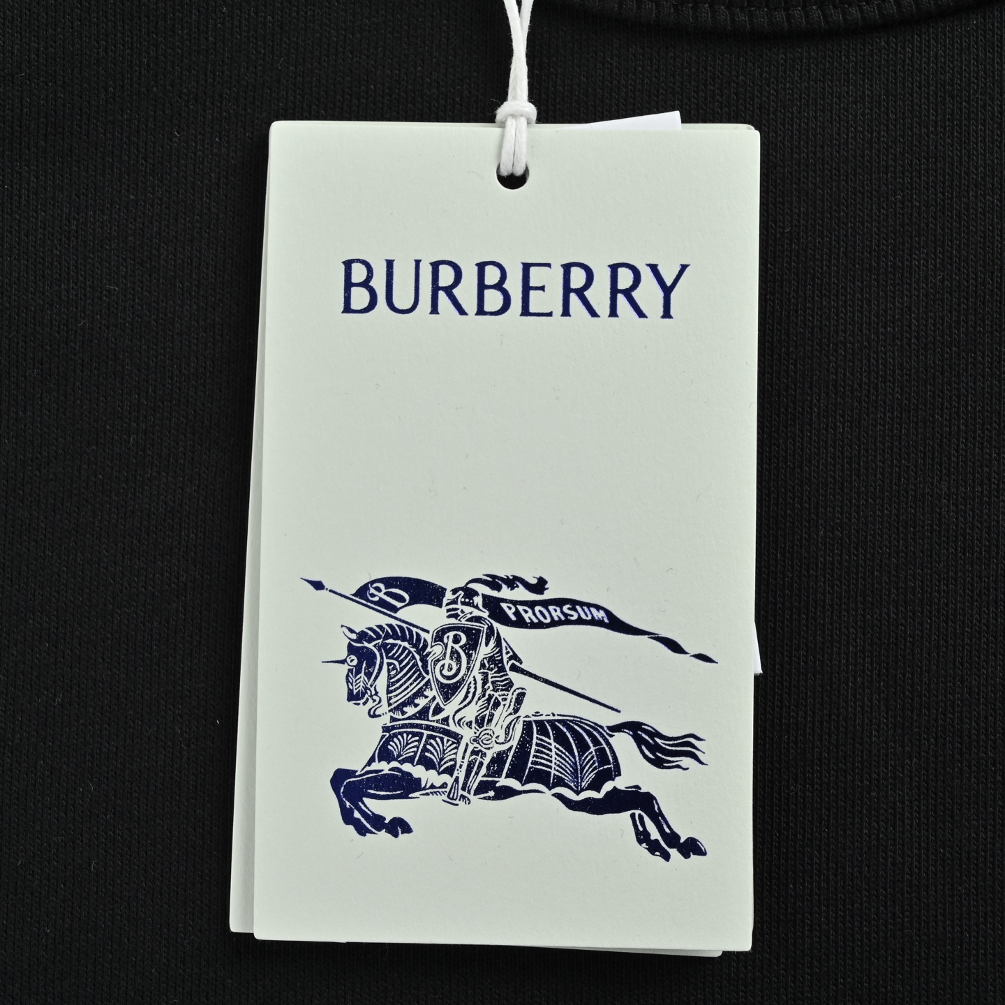 Burberry/巴宝莉 25Fw 战马小标刺绣织带圆领卫衣