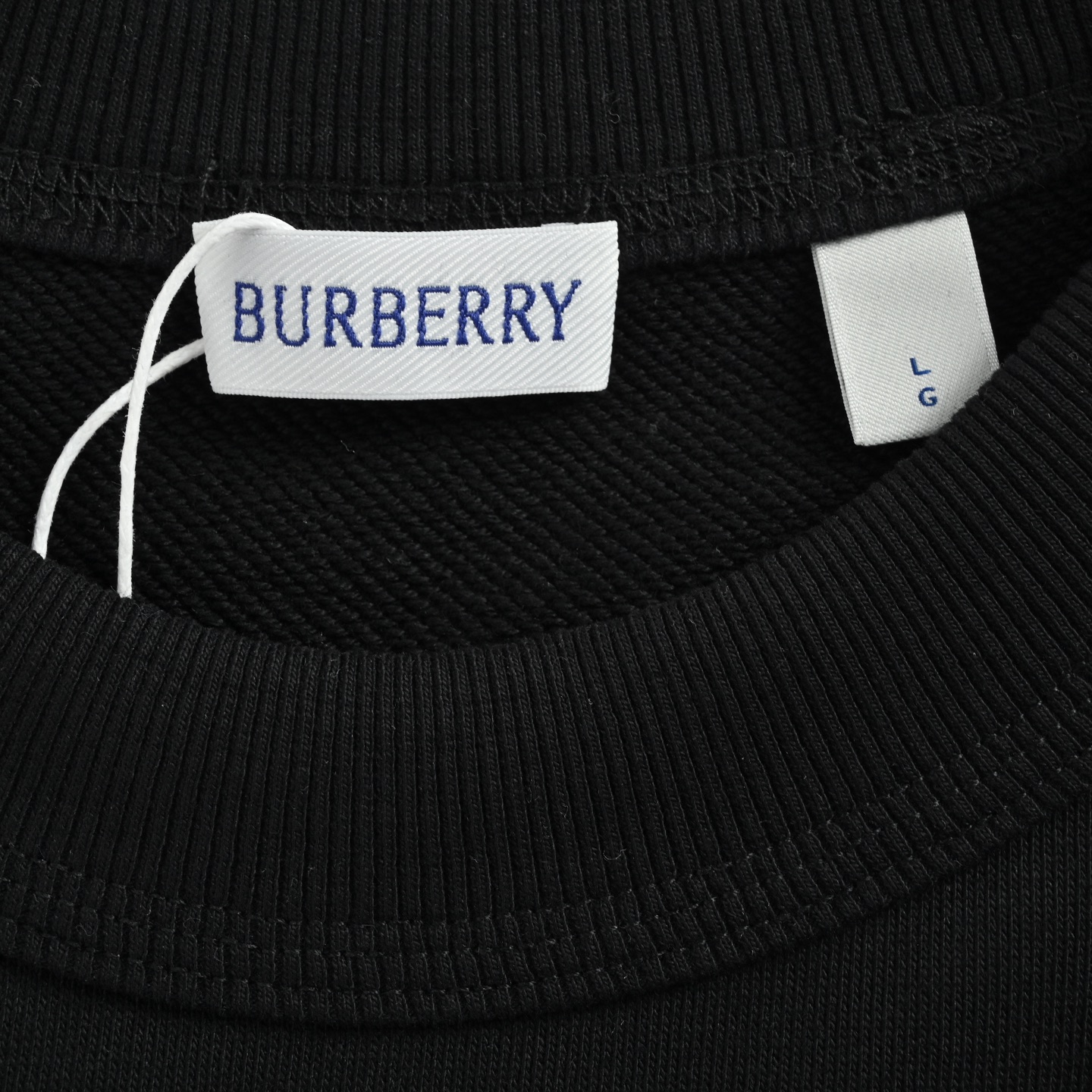 Burberry/巴宝莉 25Fw 战马小标刺绣织带圆领卫衣