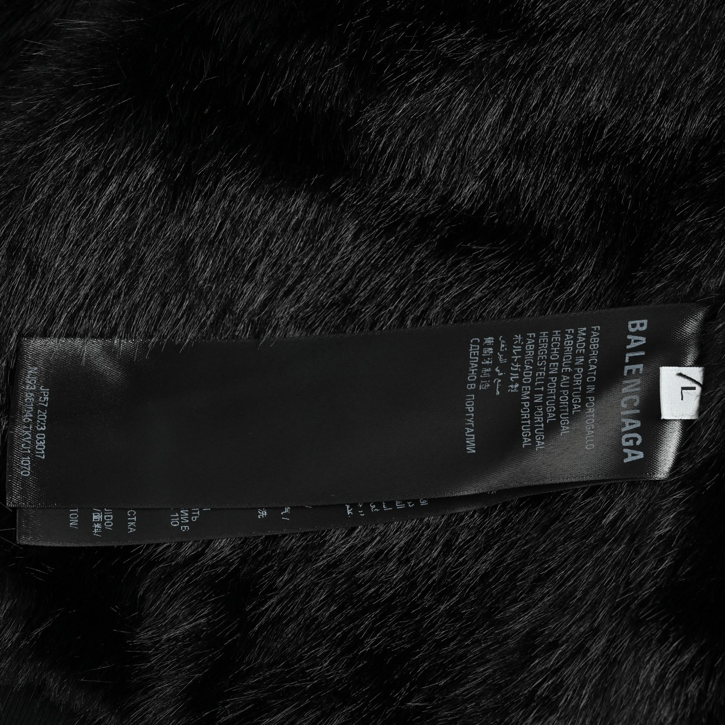 Balenciaga/巴黎世家 25Fw 滑雪貂毛外套