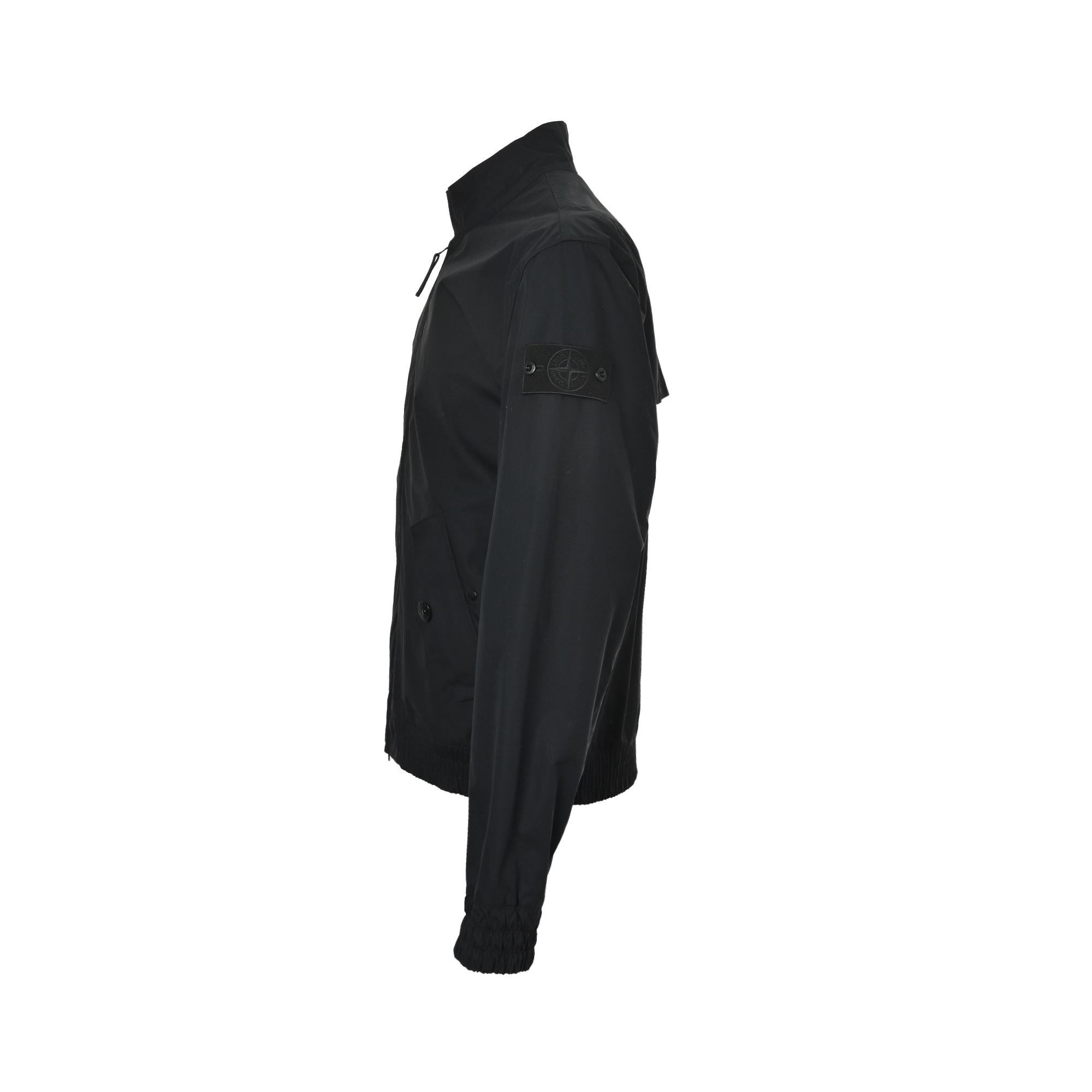 Stone Island/石头岛 幽灵袖标夹克 岛标是黑标领口两个调节扣