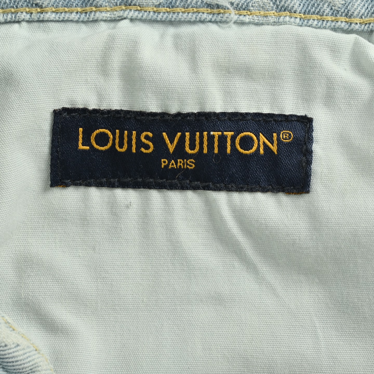 Louis Vuitton/路易威登 Tyler联名款老花提花刺绣牛仔裤